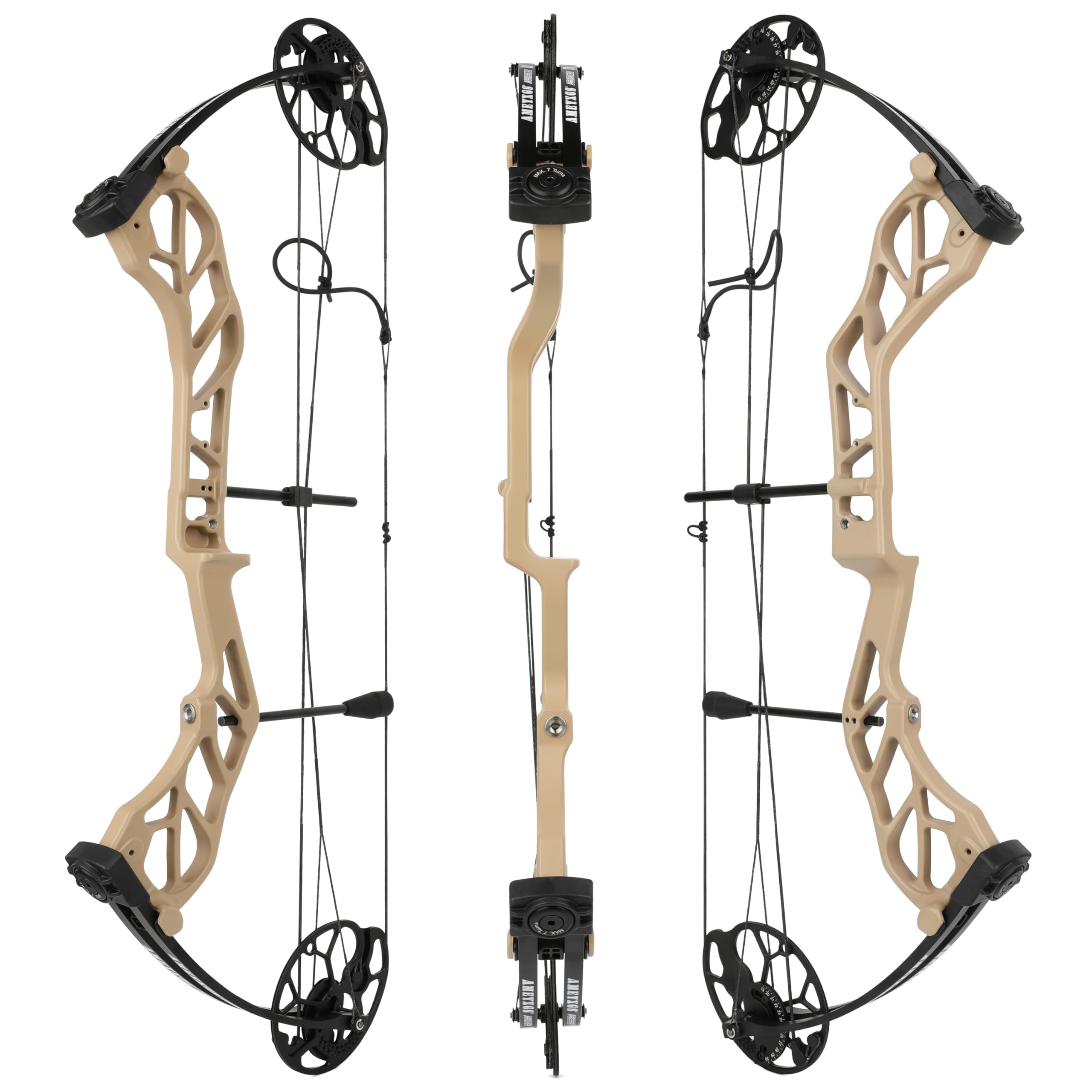 Kit Arco Compound Regolabile 30-55lbs - Per Adulti E Principianti, Destro O Mancino, Con Frecce - Foto 3