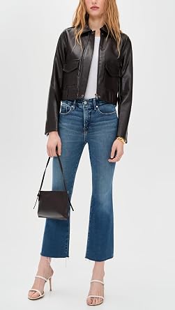 Soft Tech Good Legs Cropped Mini Boot Jeans