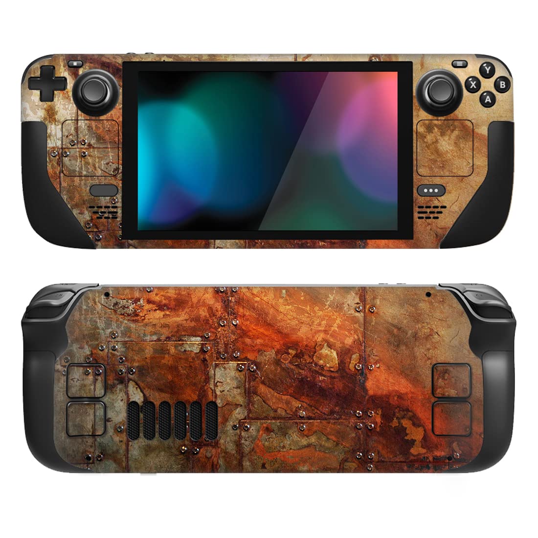 playvital Full Set Protective Skin Decal for Steam Deck LCD, Custom Stickers Vinyl Cover for Steam Deck OLED - Messy Code — view 46