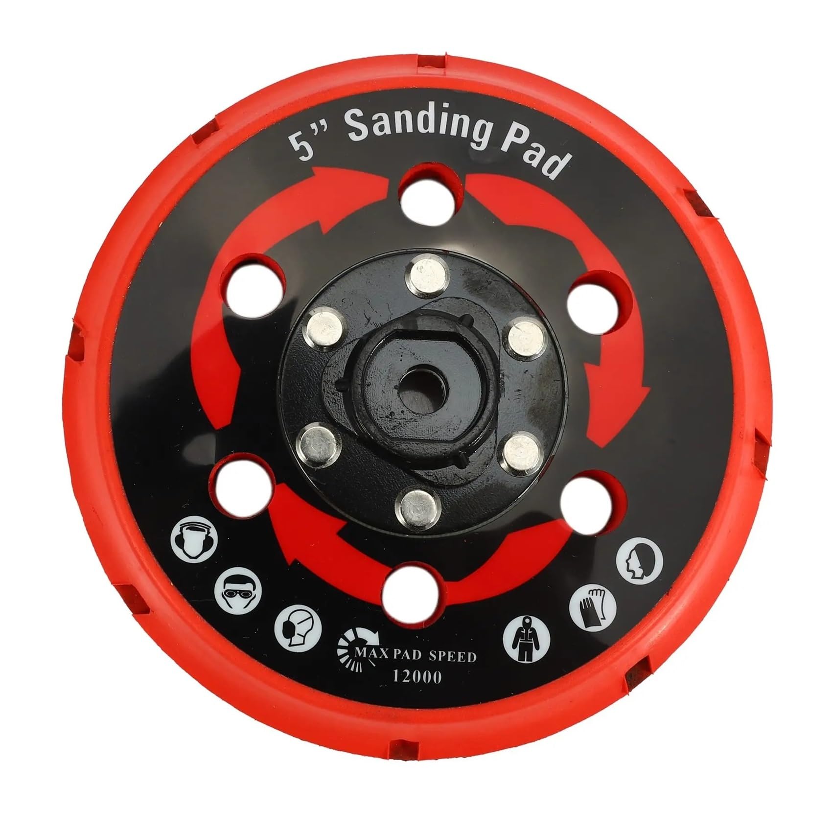 ZVHZQEMMT Backing Plate for Dual Action Polisher DA Polisher Backing Plate Back Holder 5 Inch 125mm Lucky