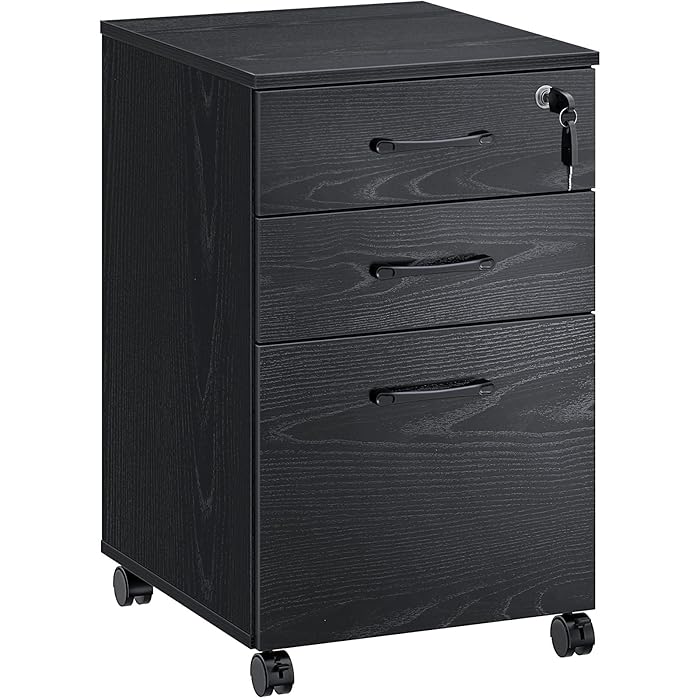 Buy Rolanstar File 3 Drawer with 1 Lock, Rolling Mobile Filing