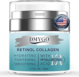 Face Moisturizer Retinol Cream with Collagen, Instant Face Tighting Cream, Neck Cream for Tightening and Firming, Anti Aging Face Cream for Women and Men, 50ml
