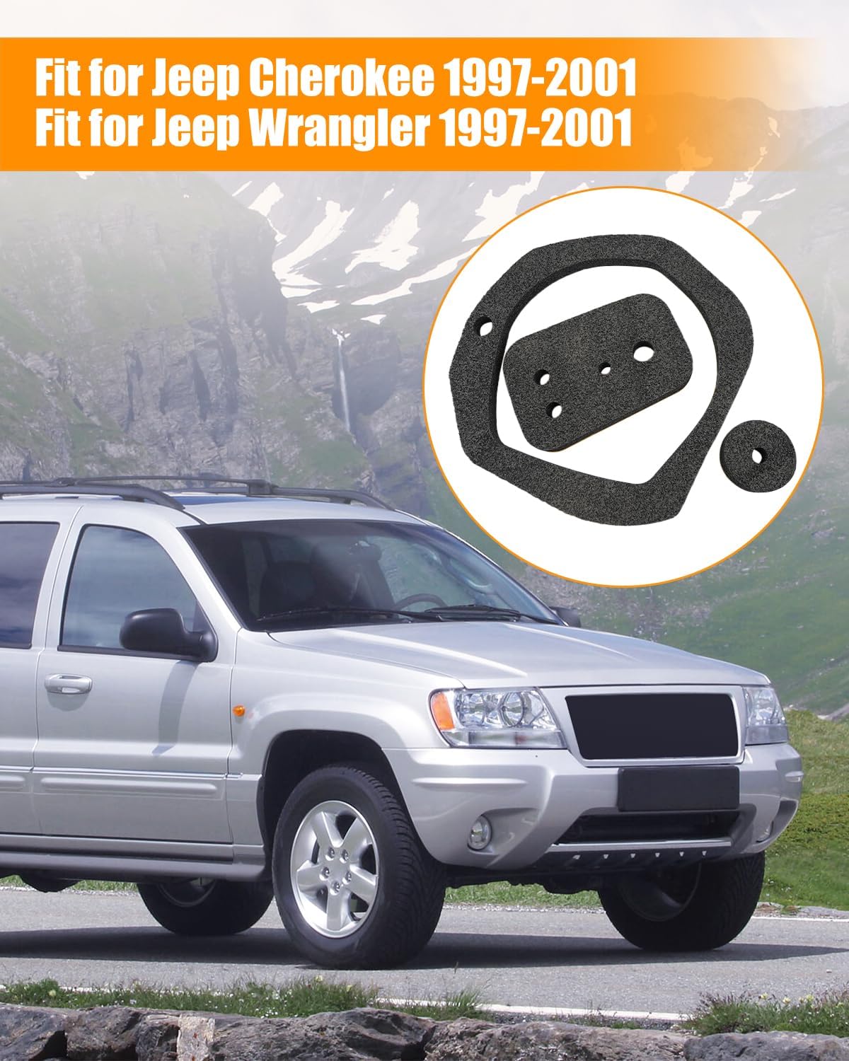 Case Seal Kit Fit for Jeep Cherokee Wrangler 1997-2001, HVAC Sealing Kit Replacement 04874069AB 4874069AB