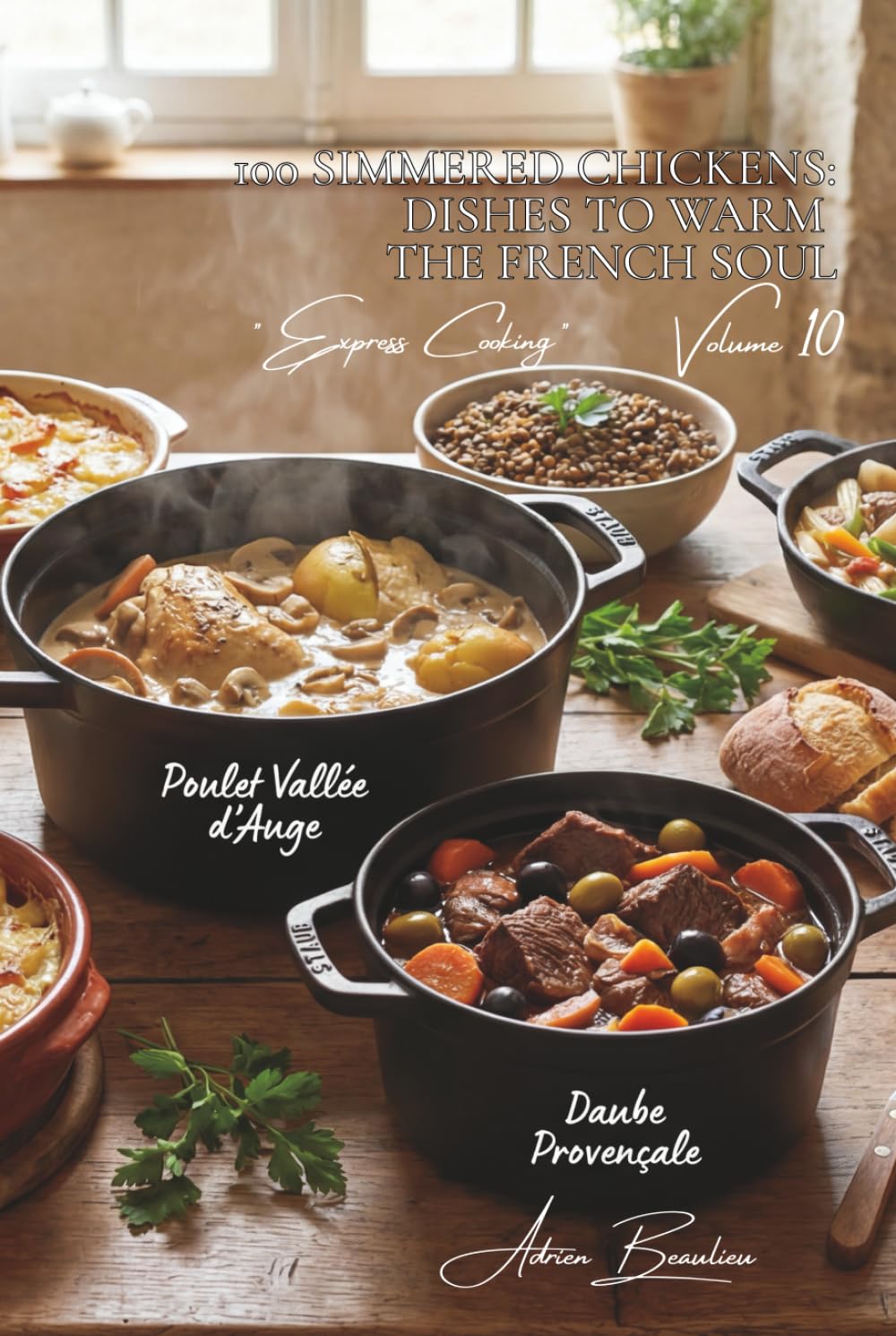 100 Simmered Chickens: Dishes to Warm the French Soul: Stews, daubes, and civets—the heart of France simmering in your kitchen