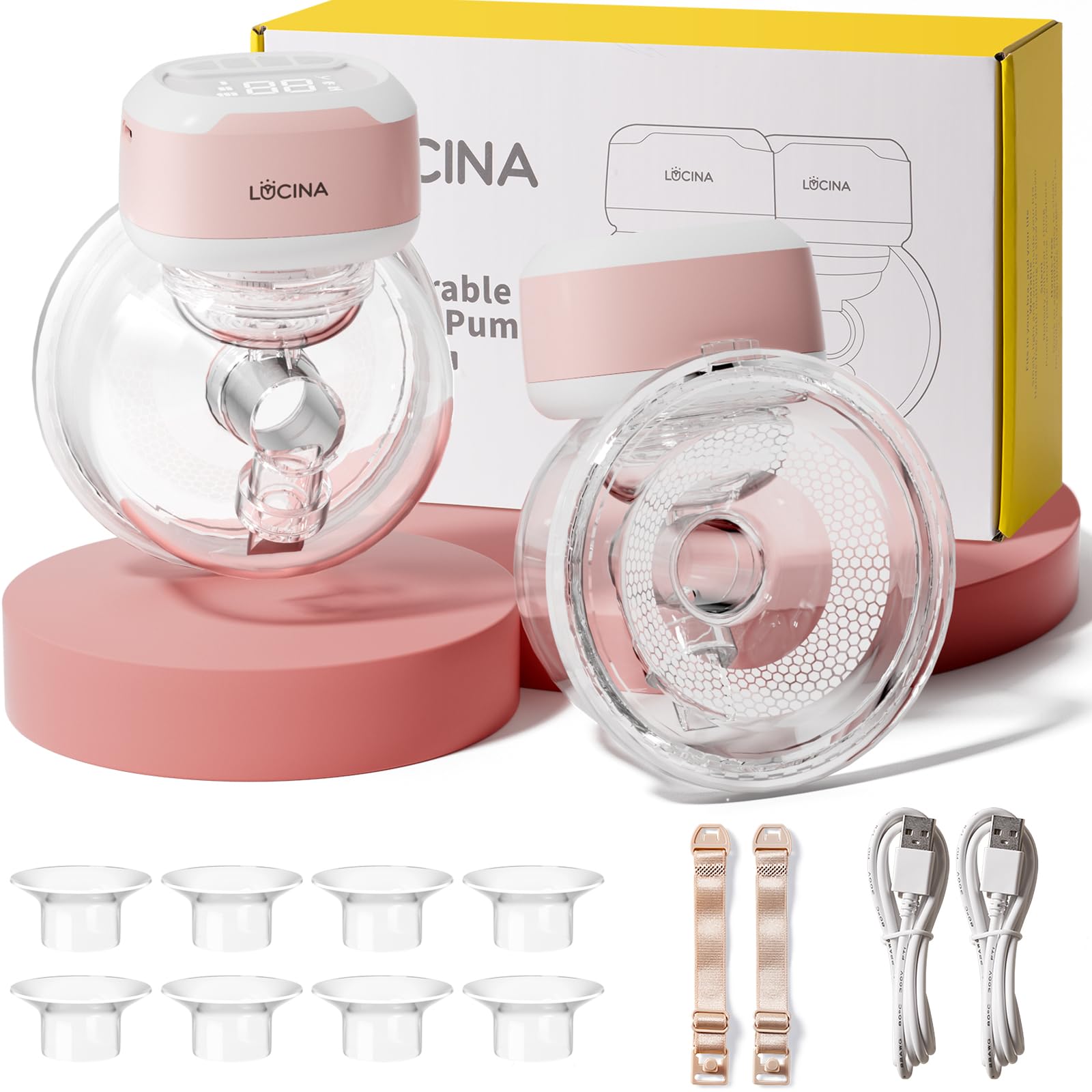 Wearable Breastfeeding Pump Hands Free of Long Battery Life