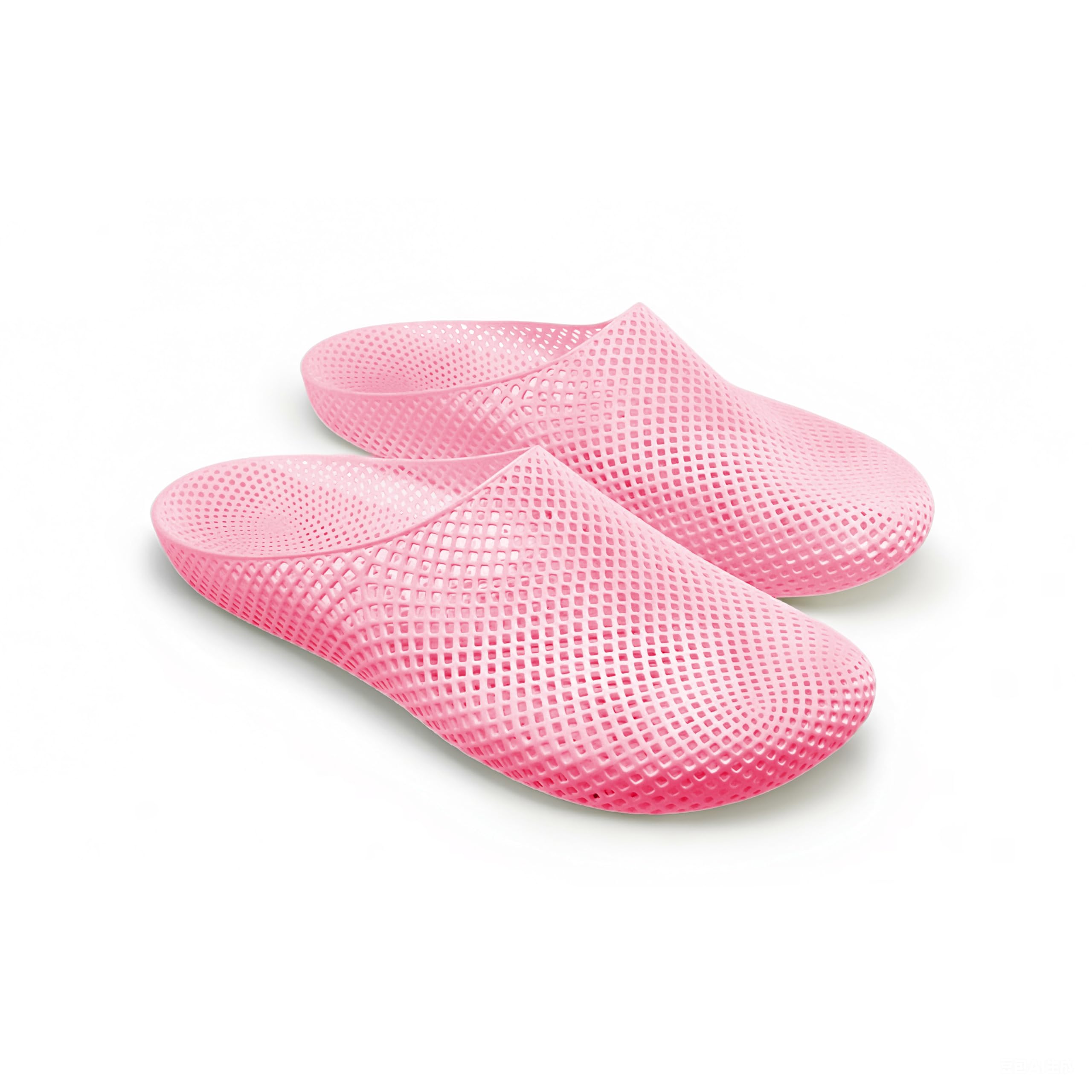 3D Printed Slippers for Women Men - Lightweight Indoor House Shoes Breathable Mesh Anti-Slip Sole Futuristic Ergonomic Design