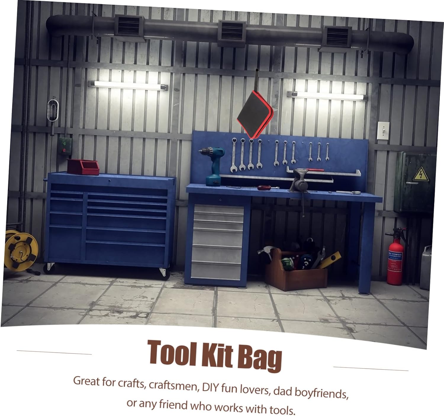 2pcs Handheld Tool Storage Driver Cloth Bit Oxford Bag Drill Carrier Zipper Carrying Bits Case Black for Small Pouch