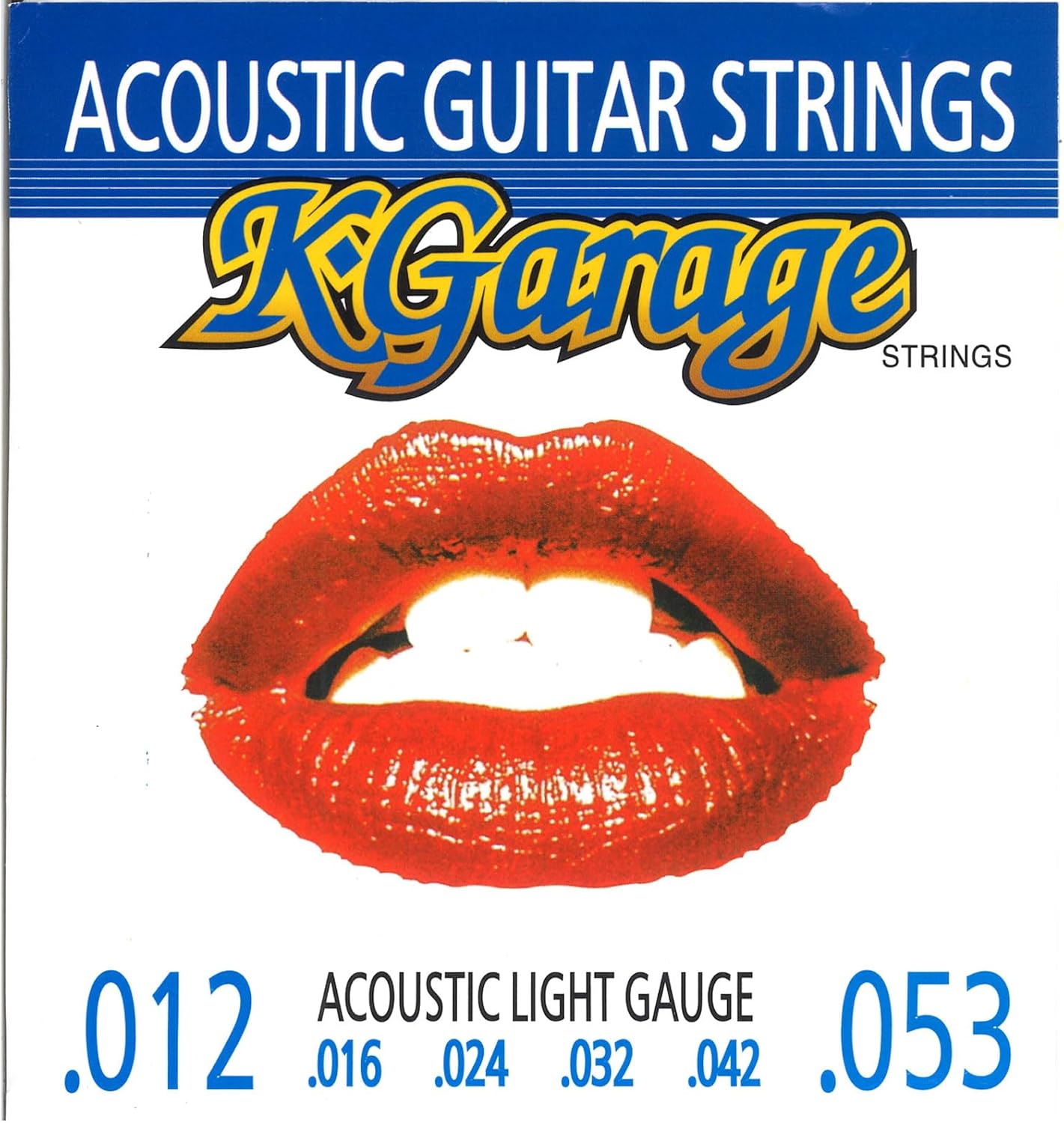K – Garage Acoustic Strings A/G 012 Value Pack of 053 Light Gauge
