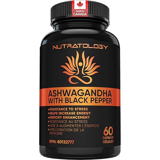 Organic Ashwagandha with Black Pepper 650MG