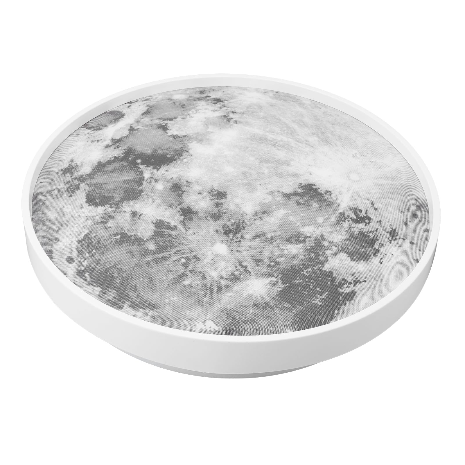 aqxreight Luce del Soffitto a LED F Monte con Controllo Telecomandata Controllo STEPL Dimmeble Moon Affermazione Luce per le Camere da Letto Sogni 18.9 In Luna Bianca Monta Che Serve