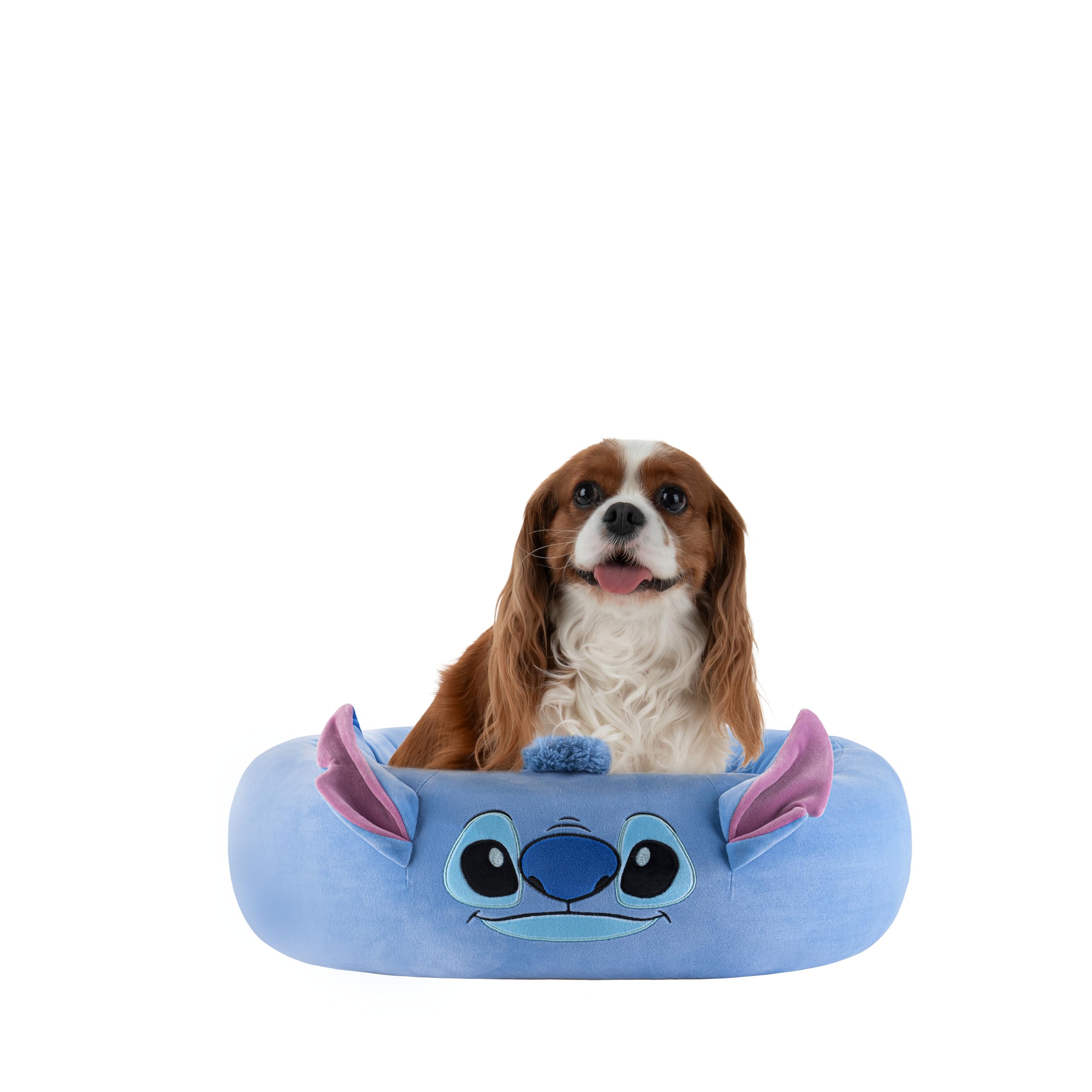 Disney Stitch - Cama para Mascotas con diseño de Personajes e Inserto extraíble Lavable a máquina, Cama Mediana para Mascotas