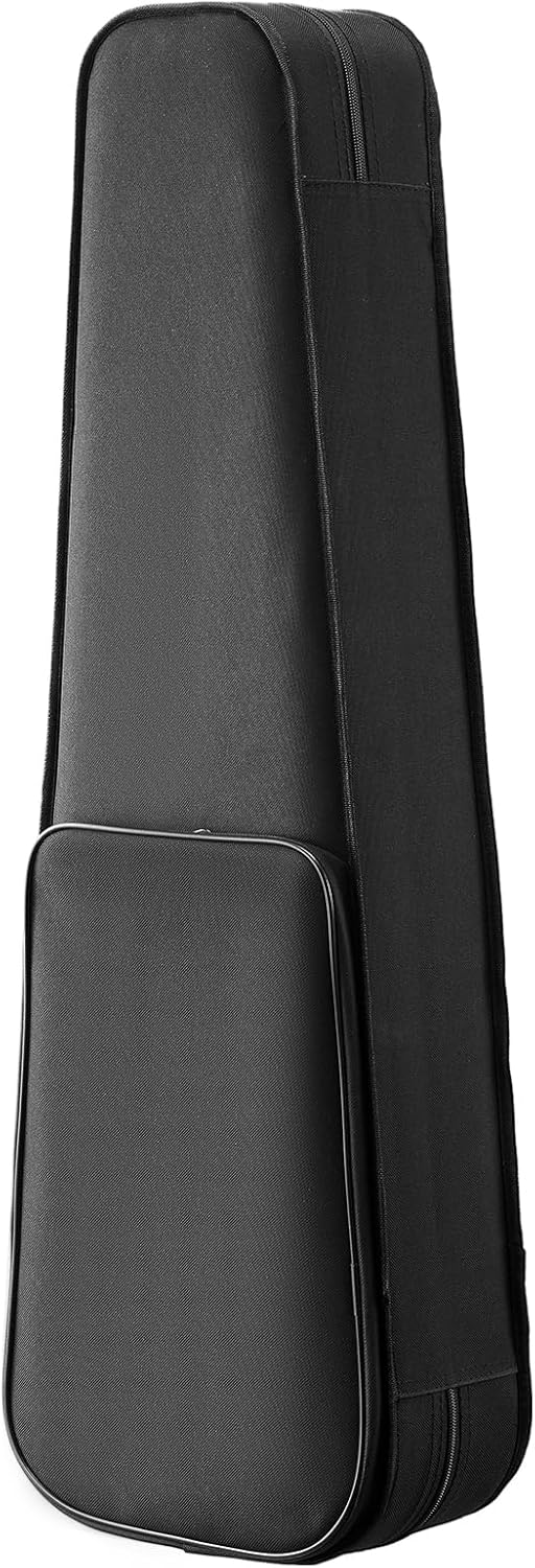VEVOR 4/4 Full Size Violin Case, Nylon Waterproof, Lightweight Portable Travel Carrying Bag, with Plush Lining, Dual Shoulder Straps, Anti-Scratch, Professional Triangular Shape, for Violin, Black