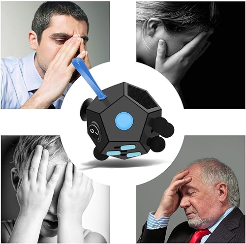 Miniatura 6 de Dodecágono antiestrés - Cubo de juguete de 12lados para aliviar el estrés y la ansiedad, antidepresión para niños y adultos con TDAH, TDA, TOC y