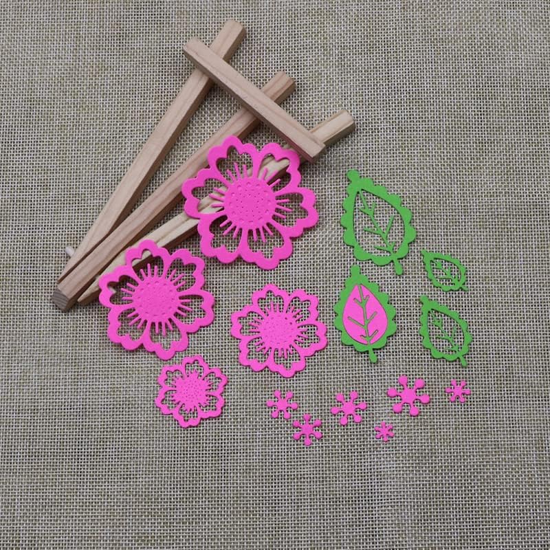 Miniatura 2 de AHOMASH Troqueles de corte de metal, troqueles de flores para álbumes de recortes, álbumes de fotos, troqueles decorativos para manualidades,