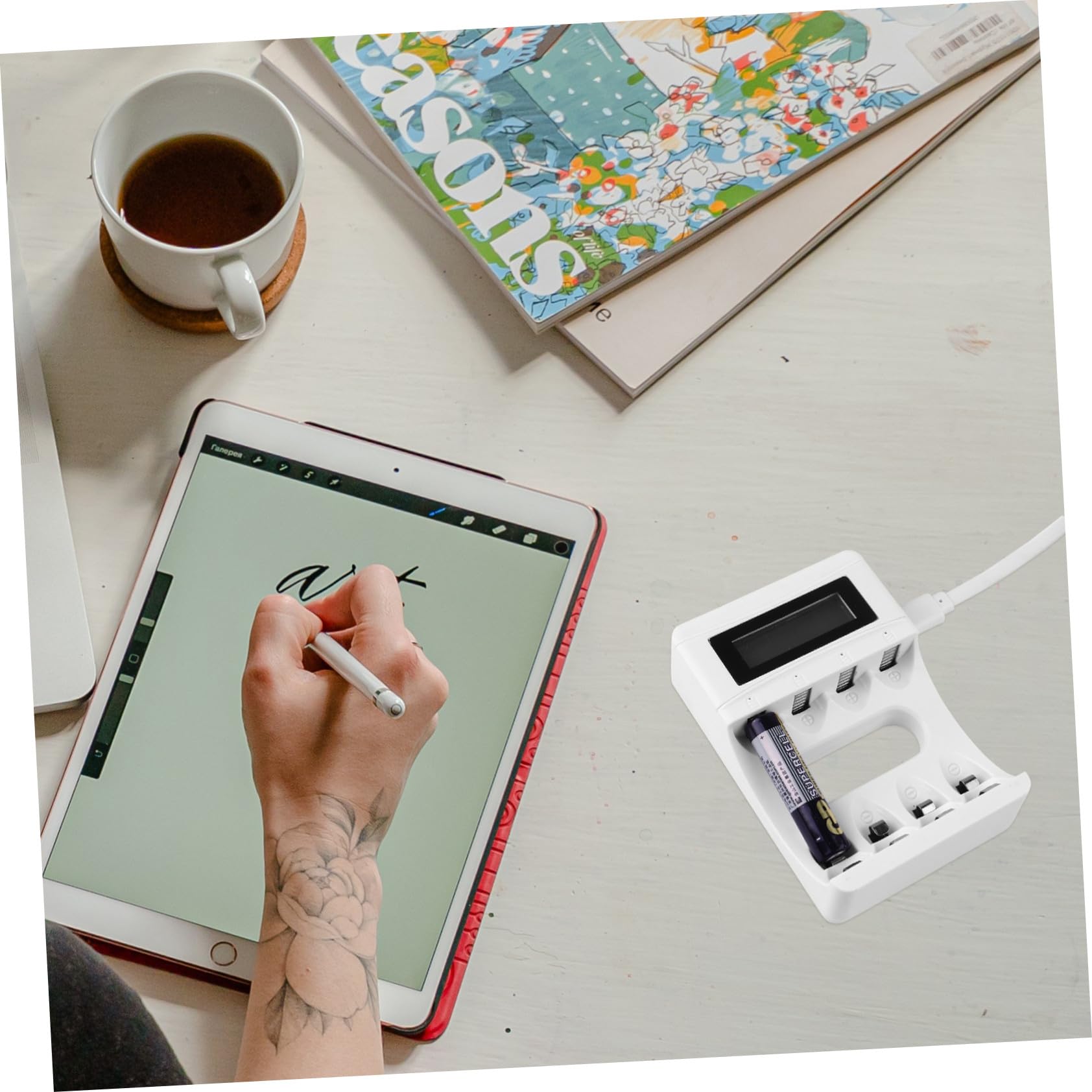Housoutil 3 Piezas Cargador Banco energía batería Recargable baterías c Recargables d Recargables Portable Charger carregador Cristal liquido baterías NiMH c02 Abdominales