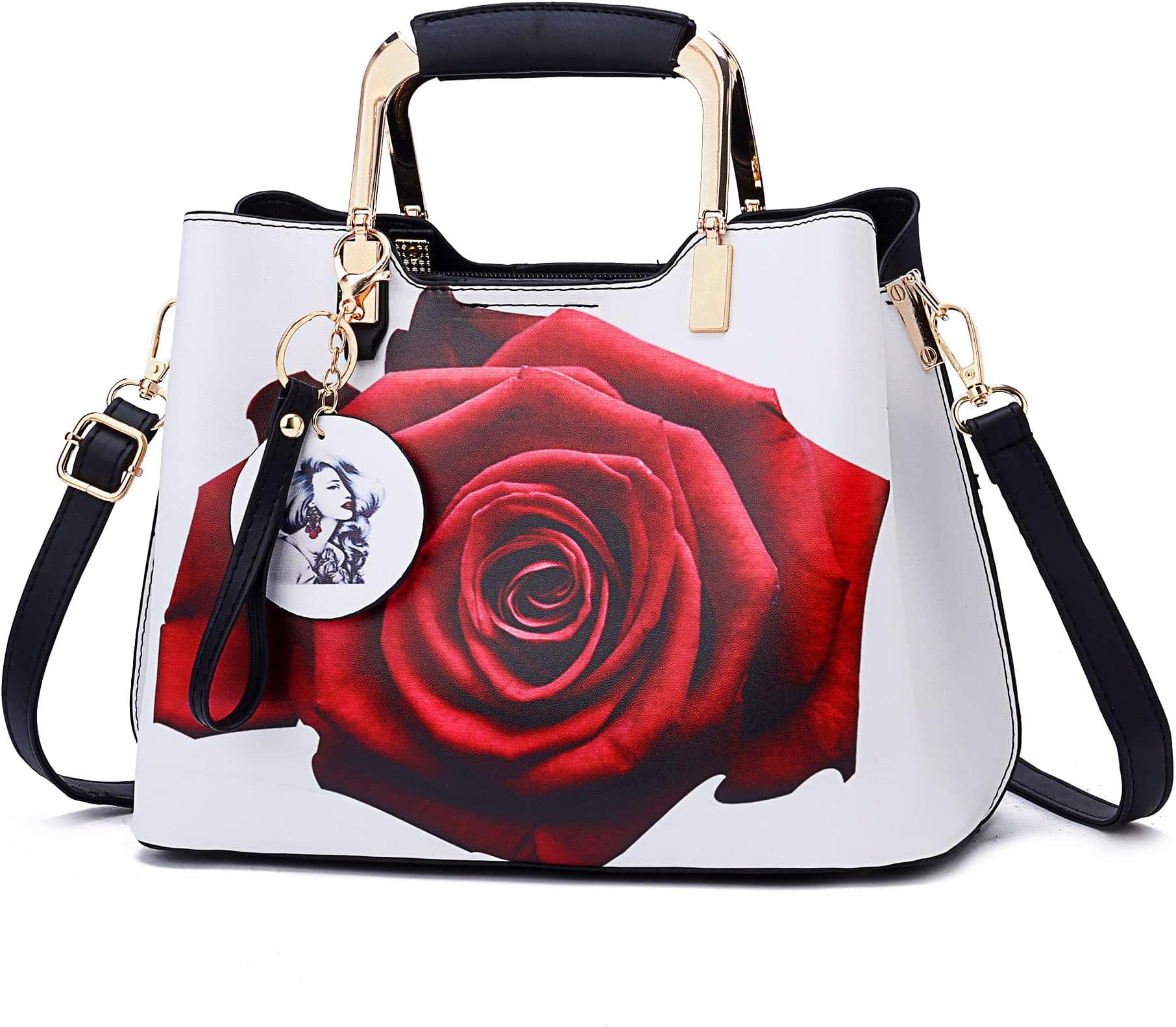 Purses and Handbags for Women Top Handle Satchel Shoulder Bags Ladies Leather Totes…