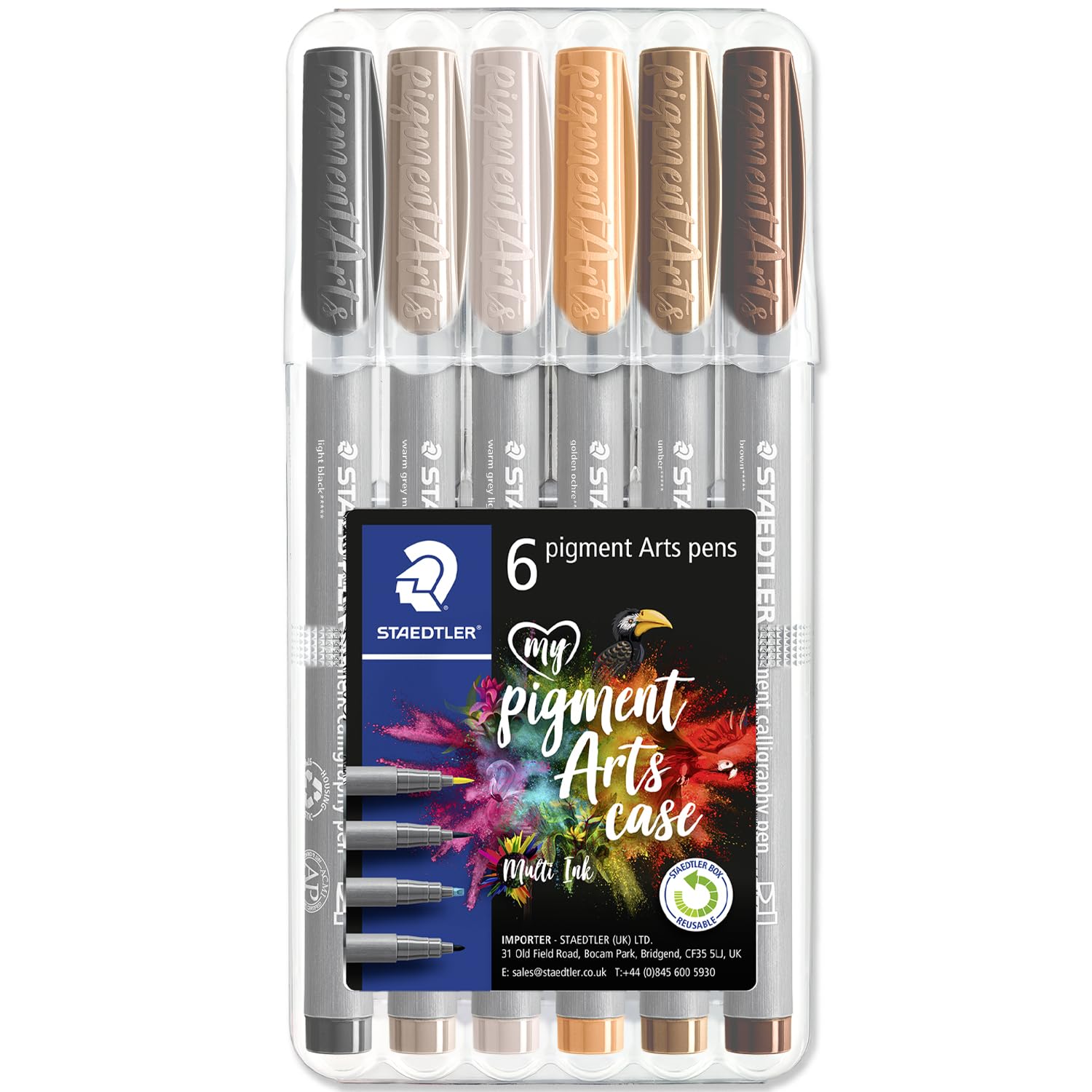 STAEDTLER 375 Pigment Calligraphy Pens, Assorted