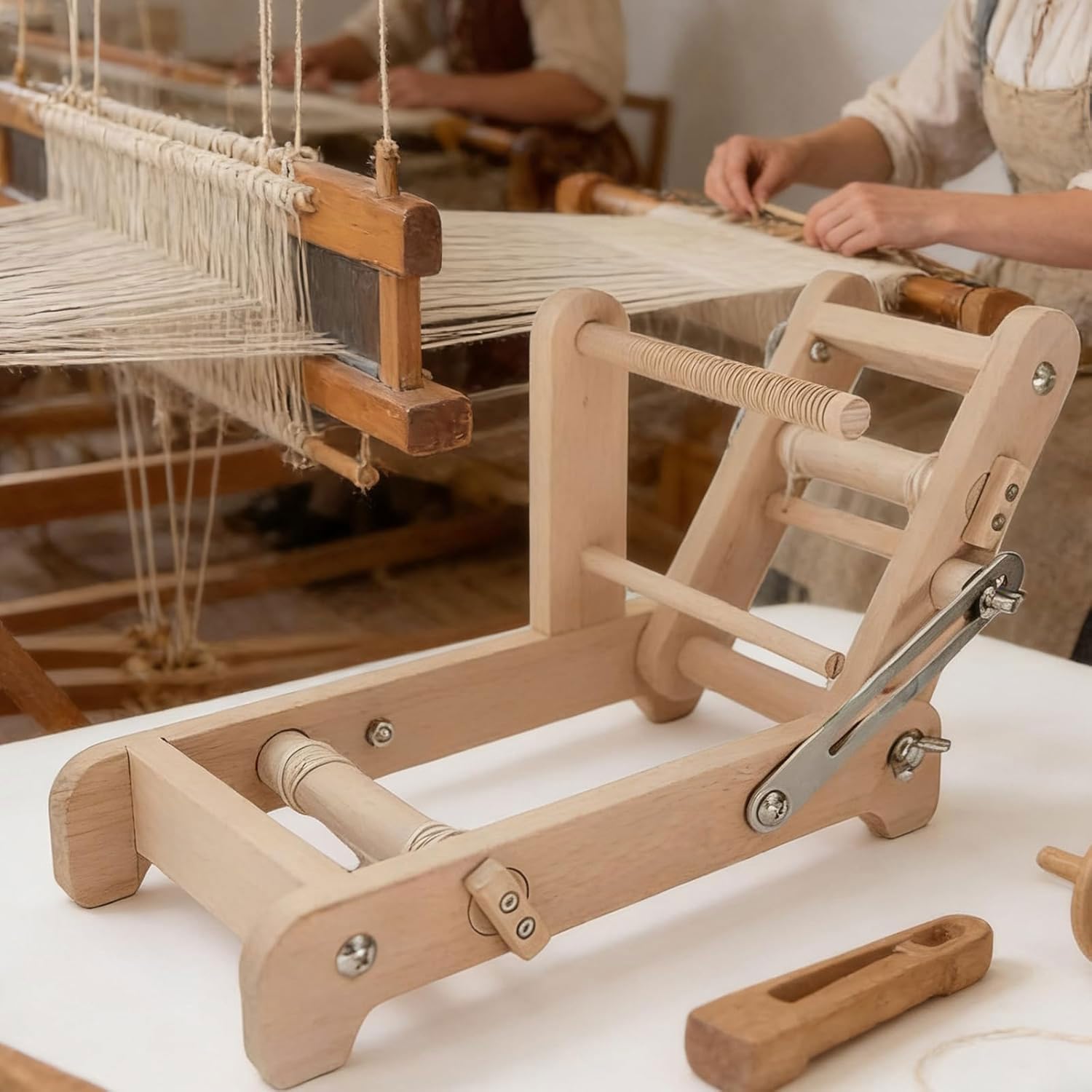 Telar de tejido ajustable, máximo 6 cm de ancho, banda de mesa plegable para correas, pulseras y manualidades, apto para principiantes