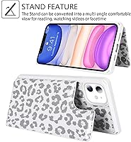 Vista 87 de Cavor for iPhone 11 Wallet Case with Card Slots Holder,Premium PU Leather Kickstand Feature Case [Wrist Strap] Double Magnetic Clasp Shockproof Flip