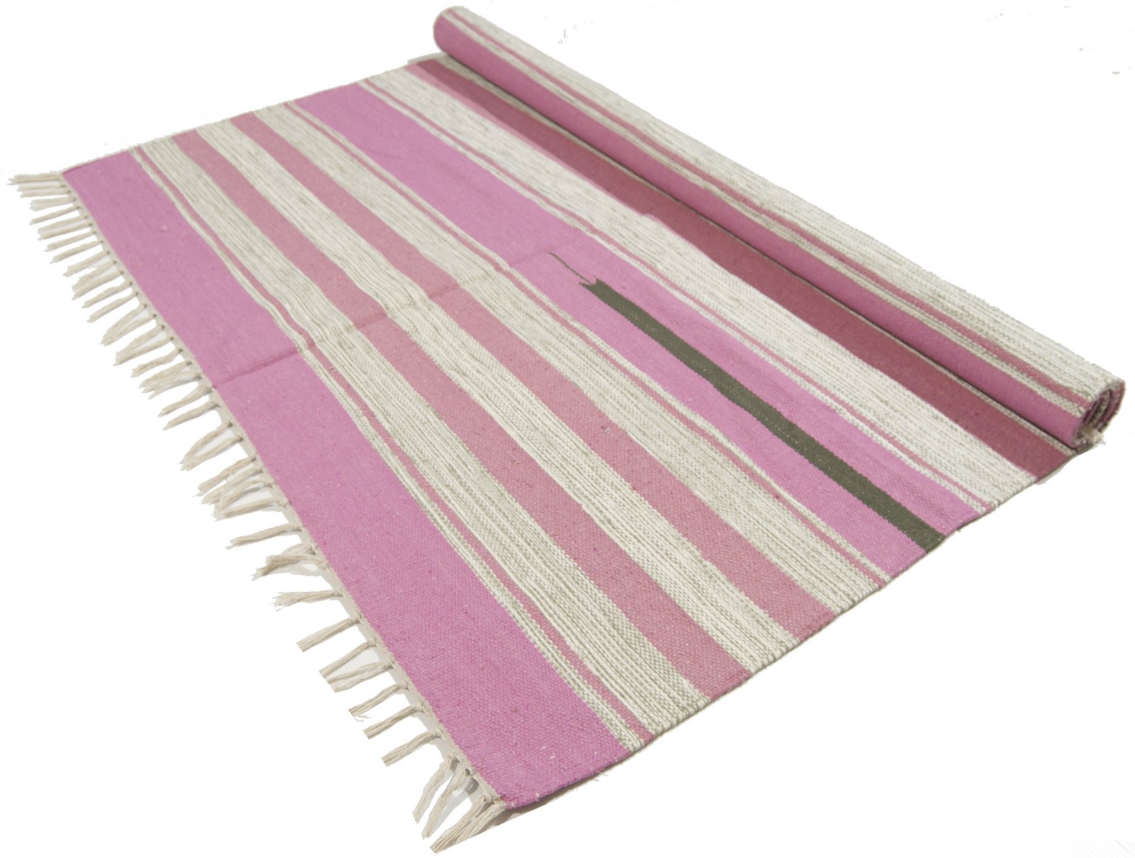 Galleria Farah1970) - 180x120 CM Kilim Autentico, Originale e Fatto a Mano Ideale Per la Sala, Salotto, Ufficio, Seconda Casa e la Cucina (LAVABILE IN LAVATRICE)