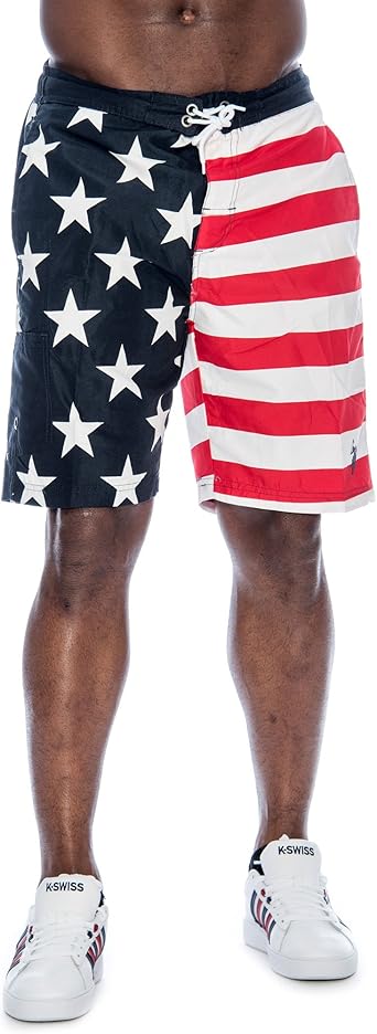 polo flag shorts