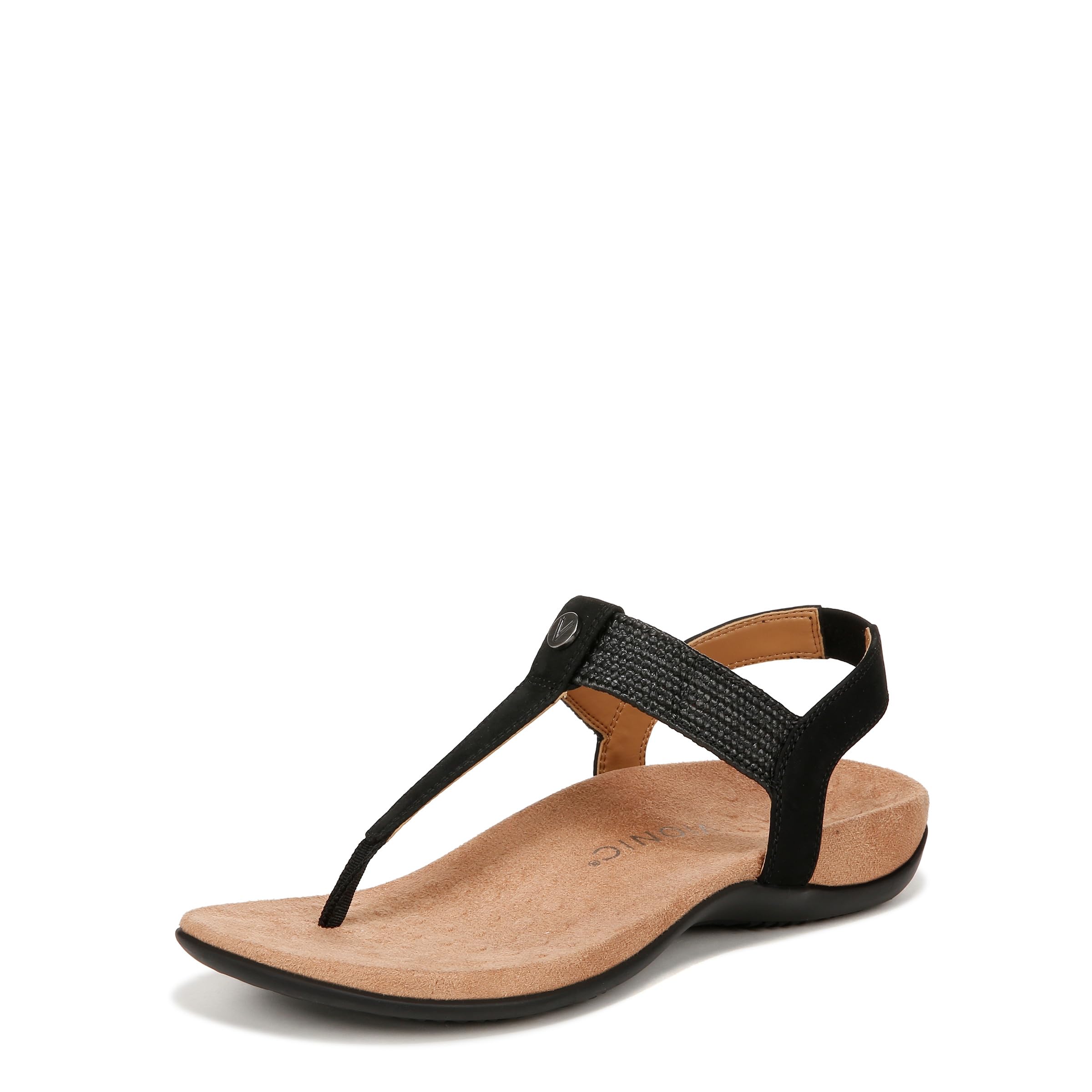 Vionic Women's Black Brea Sandals In Size 6.5