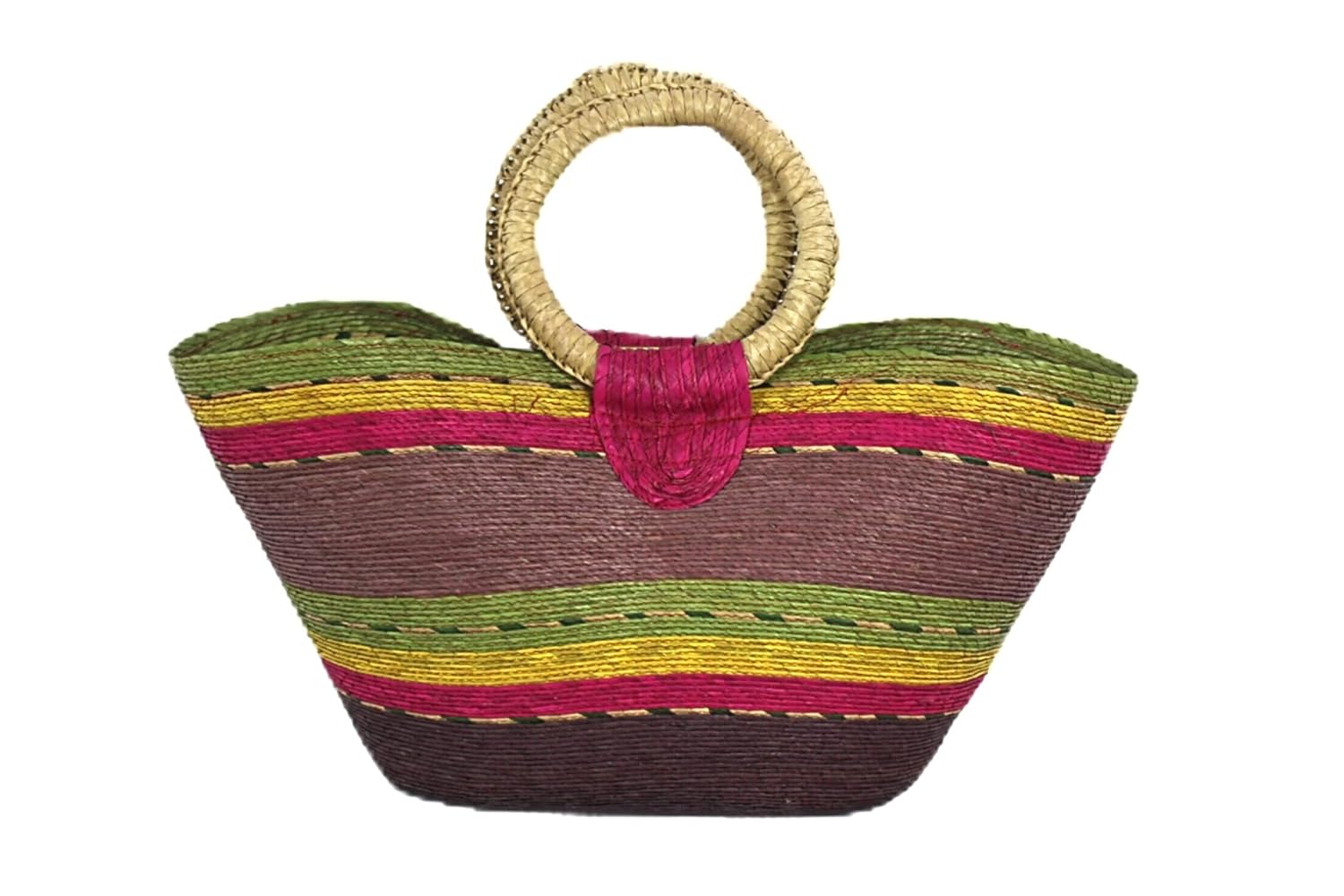 straw boho bolsa