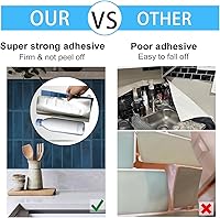 Vista 4 de Protector contra salpicaduras para cocina, nueva actualización de 12 x 12 pulgadas, protector contra salpicaduras de cocina de alta calidad, Azul