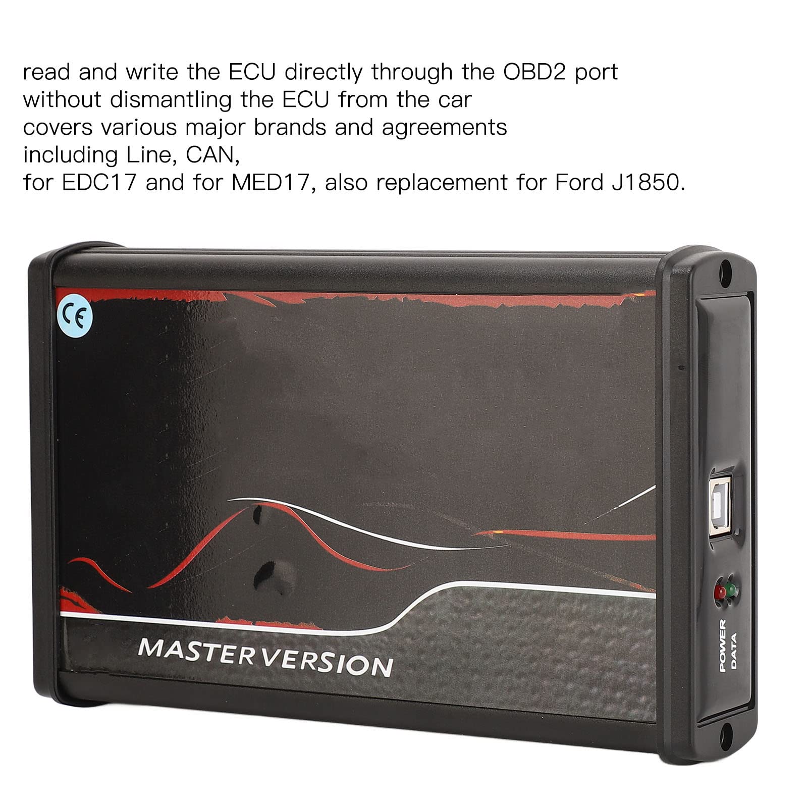 EBTOOLS Auto per Kess V2 5.017 Strumento Diagnostico 12V OBD2 ECU Lettura Versione Europea per Auto Camion Trattore V2 5.017 ECU Programmatore