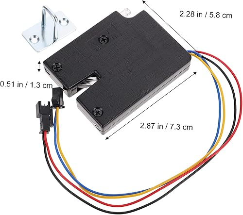 Miniatura 9 de DOITOOL Cerraduras electrónicas Cerradura de puerta oculta Cerradura de cajón Cerradura eléctrica Cerradura electromagnética Cerraduras de puerta