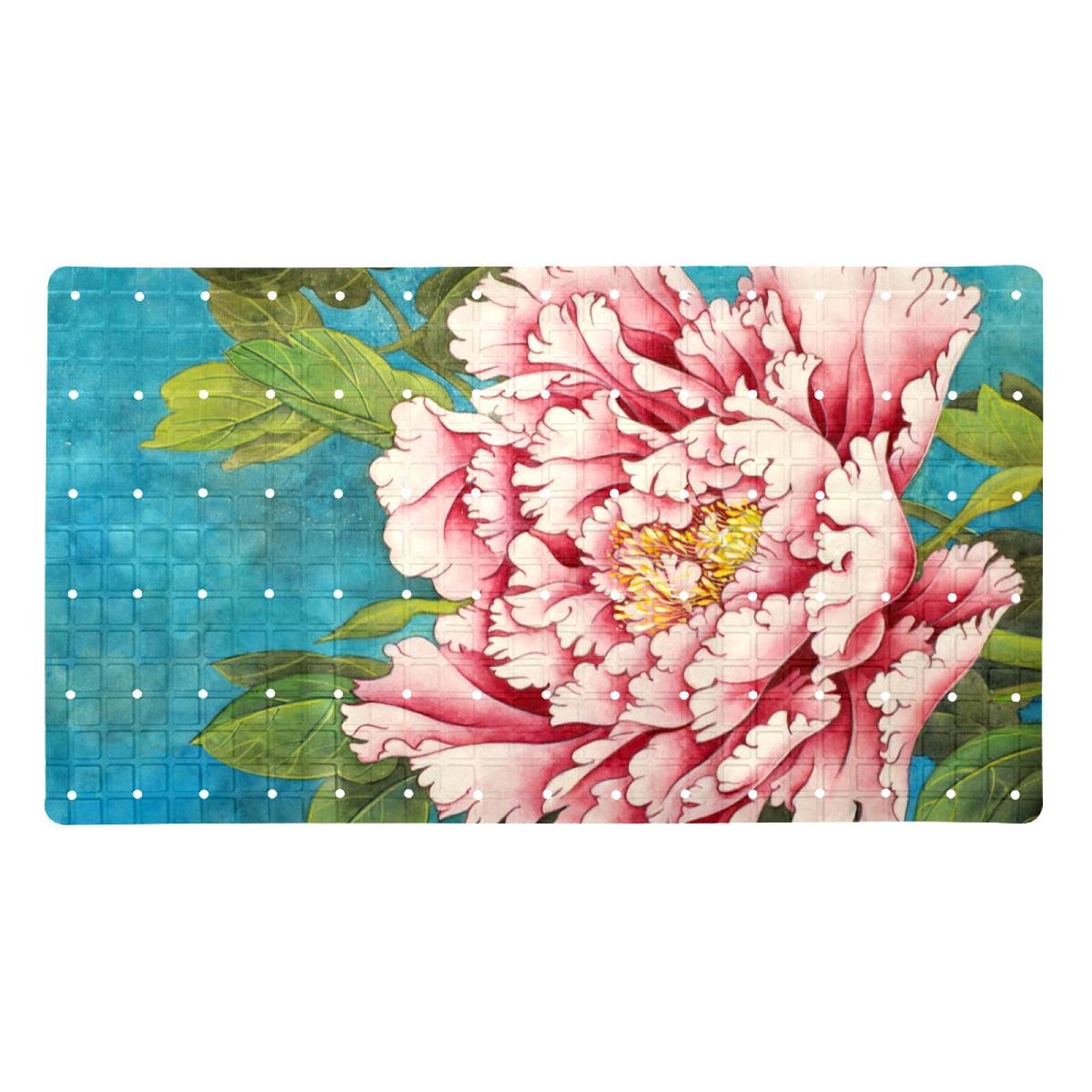 Tapis de bain rétro de haute qualité vintage antidérapant à ventouses