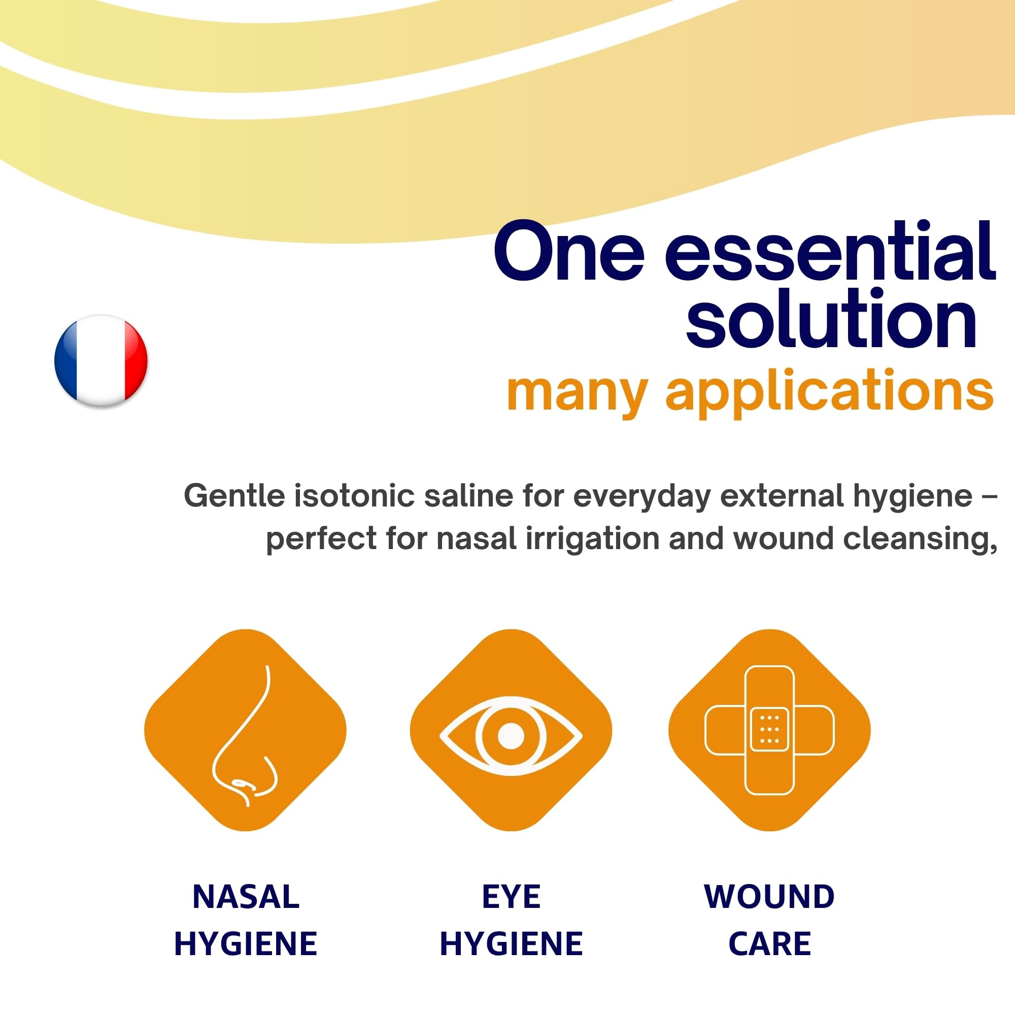 VERSOL NaCl 0,9% – 3 × 500 ml Solution Saline Isotonique – Solution Stérile Douce pour Lavage Nasal, Nettoyage des Plaies & Soin Quotidien – pH Neutre & Respectueuse de la Peau – Format Familial
