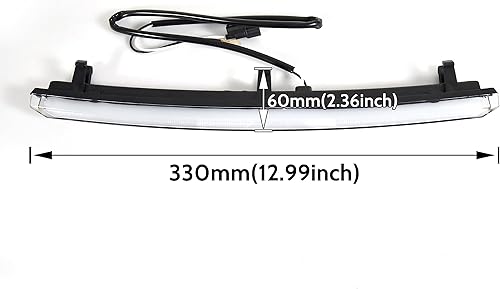 Miniatura 6 de SAUTVS Luz LED para parrilla delantera para Honda Pioneer 1000 2022-2025, barra de luz decorativa auxiliar para capó, accesorios de barra de malla,