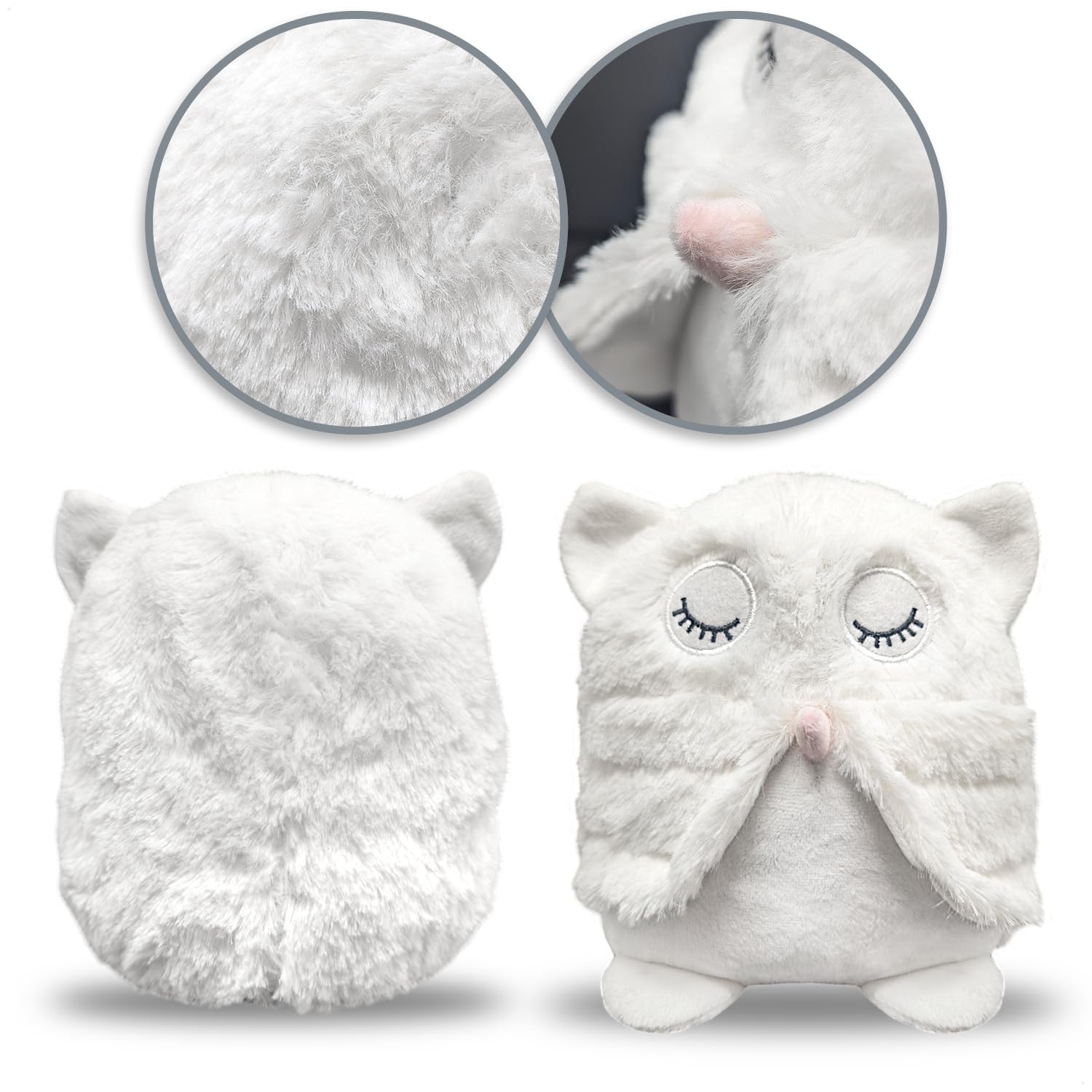 COM-FOUR® Doorstop, Heavy Door Holder in a Cute owl Design, Functional Home Accessory, Window Stopper Ideal for drafts - Image 3
