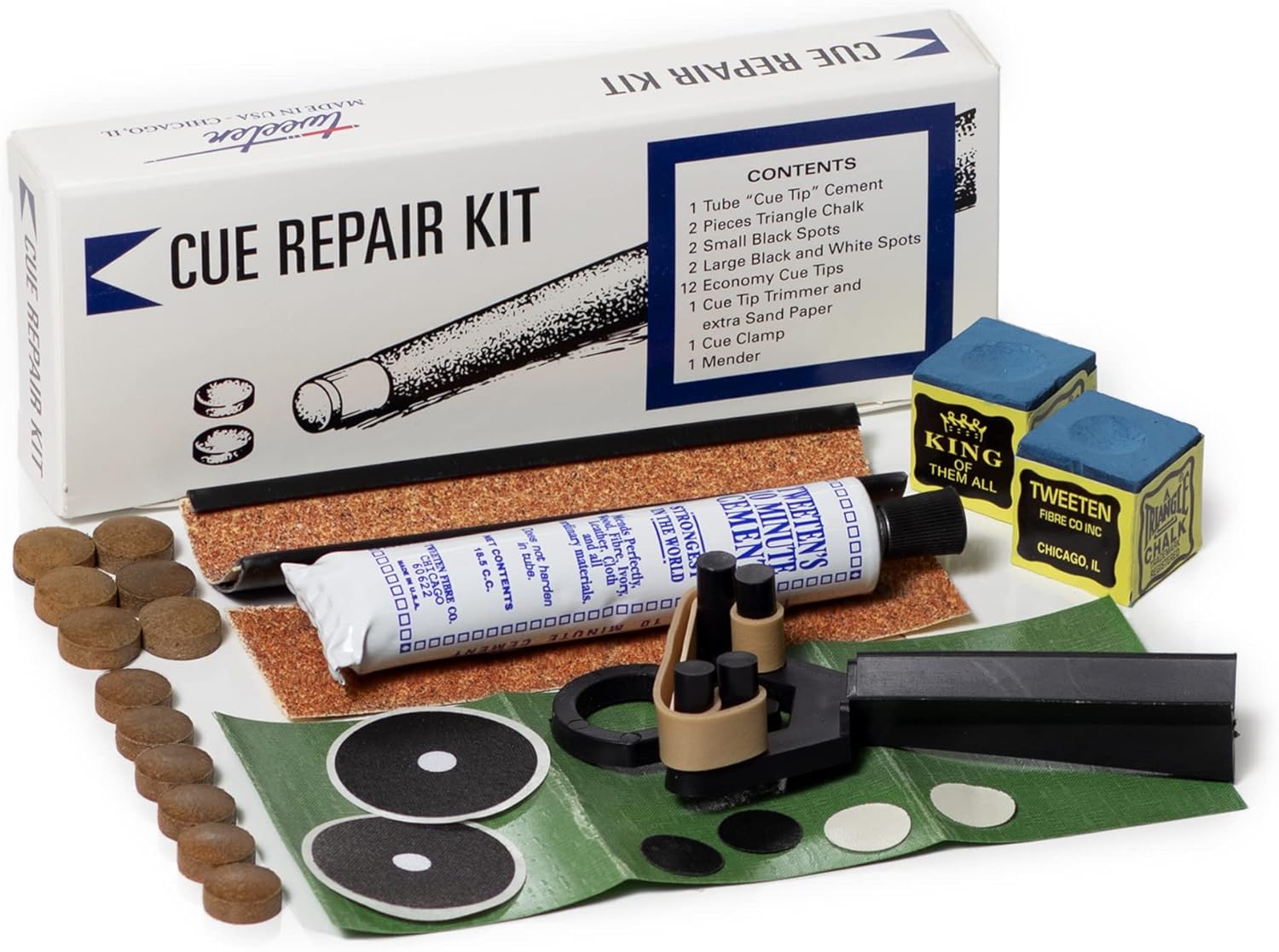 Tweeten Billiard Pool Cue Repair Kit : Sports & Outdoors