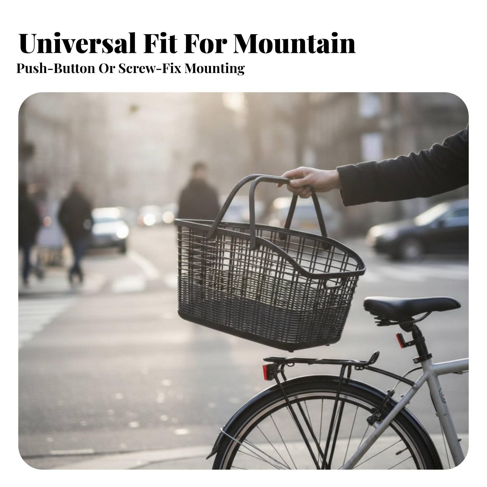 Panier à Vélo en Plastique Robuste