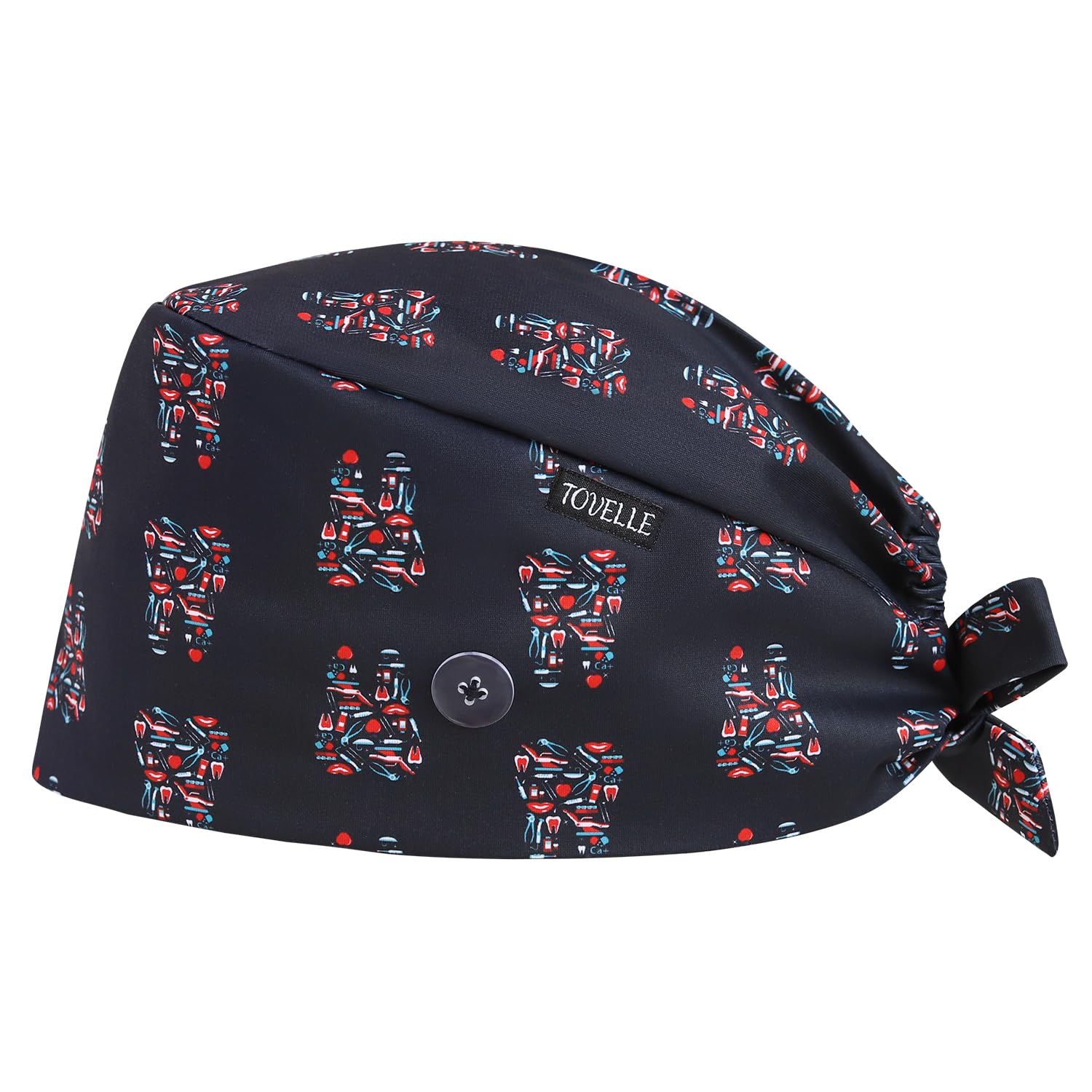 Scrub Caps for Men with Buttons,Classic Surgical Caps