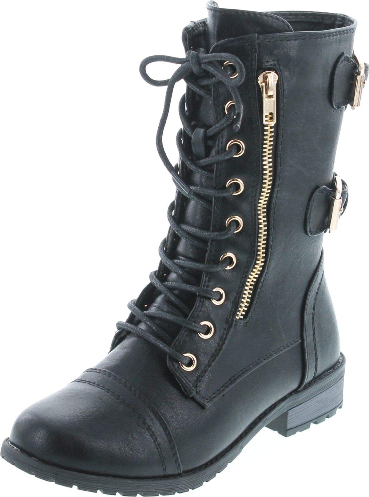 Forever Link Women's Military Stlye Boots