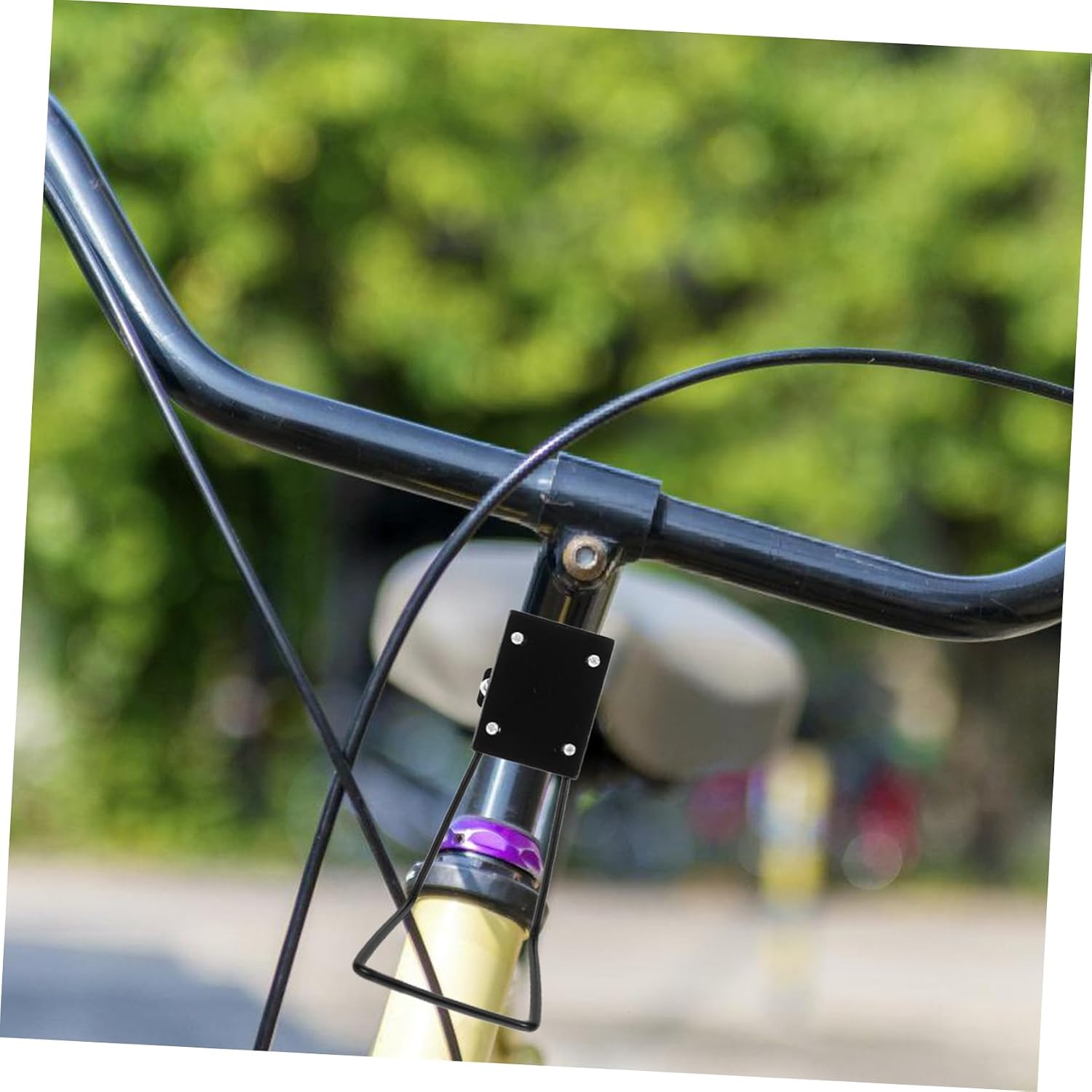 Toddmomy Bike Front Rack Bike Front Accessory Cycling Supplies Cycling Cargo Holder Basket Fixed Bracket