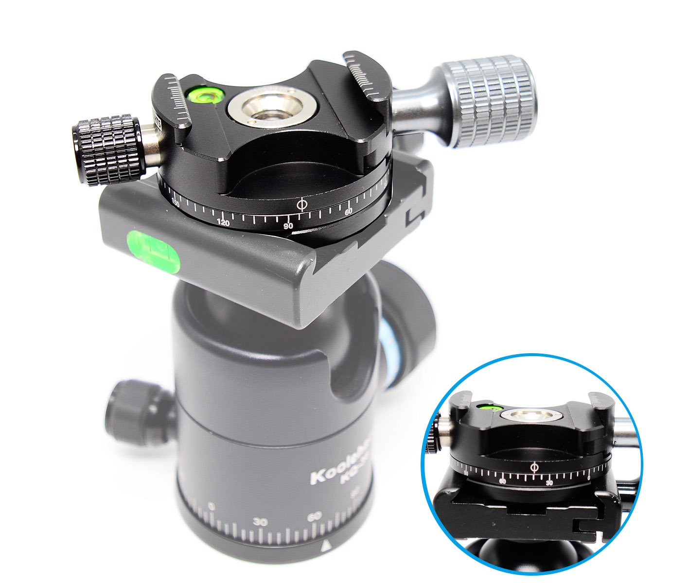 Tête Panoramique 360° Métal Pour Trépied - Compatible Arca-Swiss, Charge 6kg - Pour Photo Panoramique