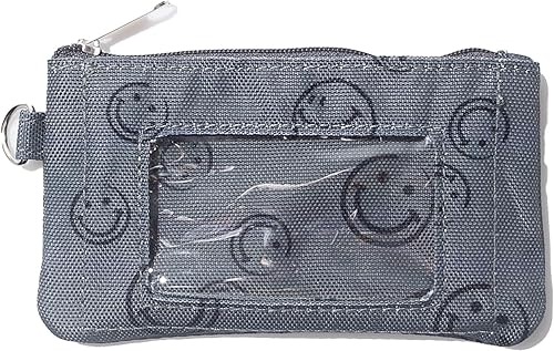 DQL Funda de identificación con cordón, cordón y soporte para identificación, funda de identificación con cremallera, carteras pequeñas con