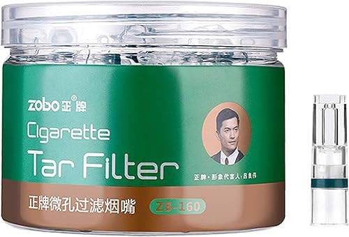 Miniatura 1 de ZOBO Filtros de cigarrillos desechables para cigarrillos de tamaño regular y king (0.287 in - 0.315 in), microporoso multifiltrado para reducir las