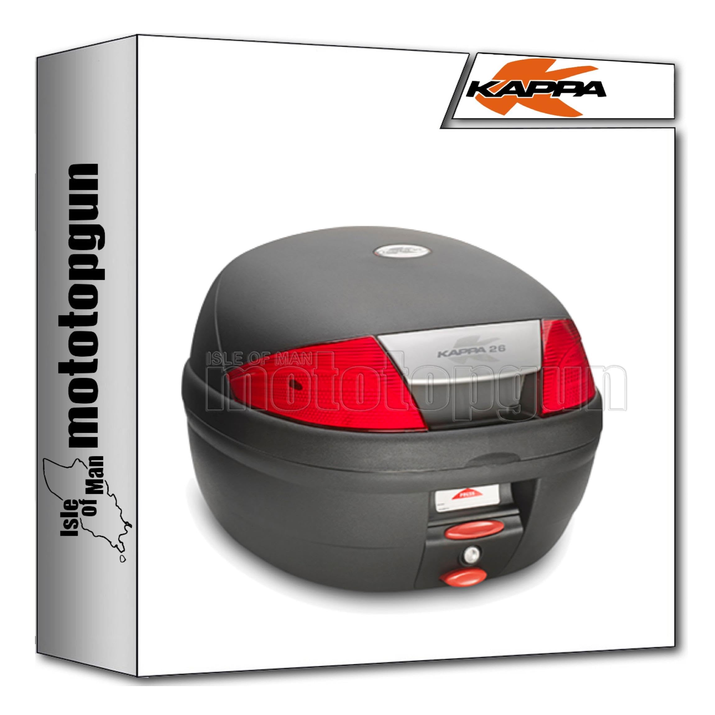 Maleta moto Kappa K26N 26 LT: la compañera perfecta para tus rutas en Honda C125 4