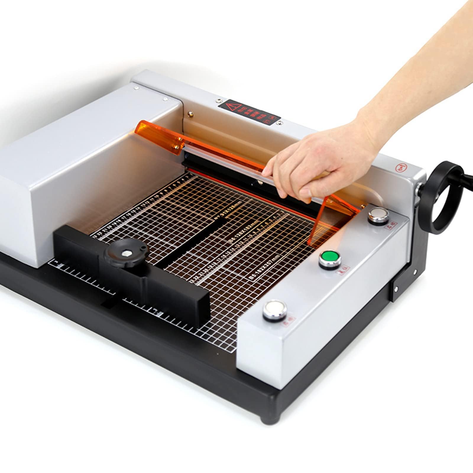 Taglierina per carta resistente, spessore di taglio 40 mm con griglia, per cartoncino, carte, pelle, ufficio, casa scuola
