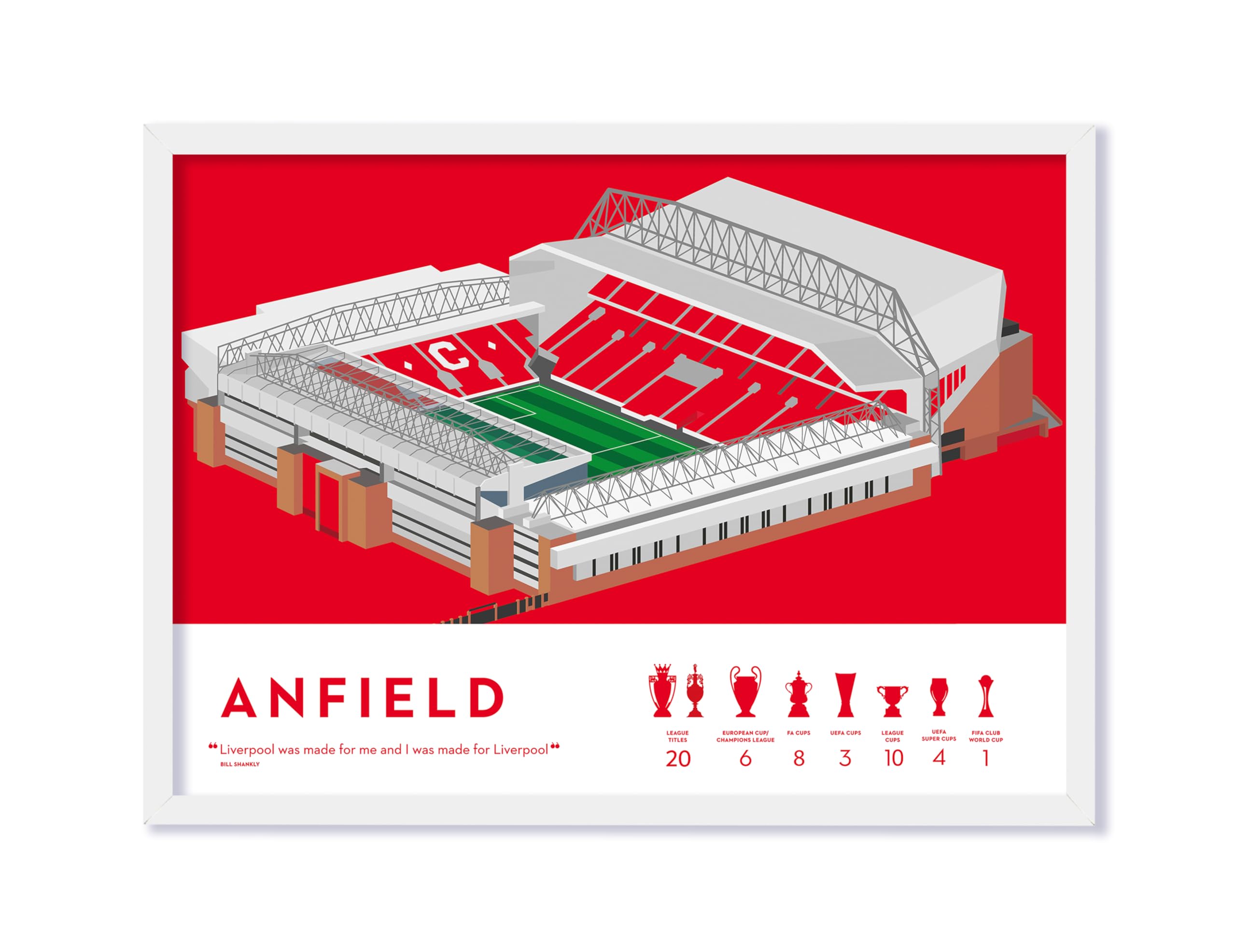 QUOTE - UNQUOTE ART Liverpool frames for wall - 20 Titles updated- 13x17 inches - White Frame-picture-34