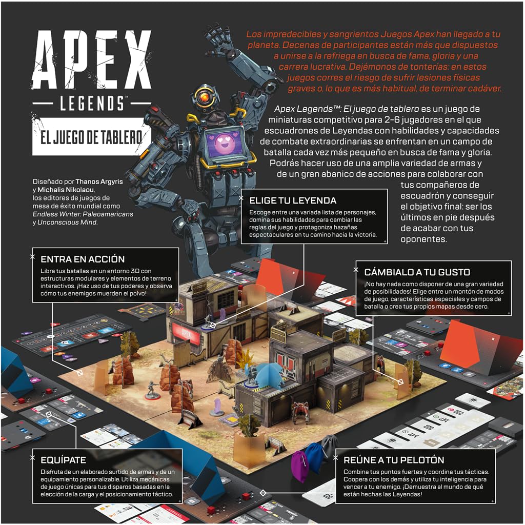 Glass Cannon Apex Legends: El Juego de Tablero, Juego de Mesa