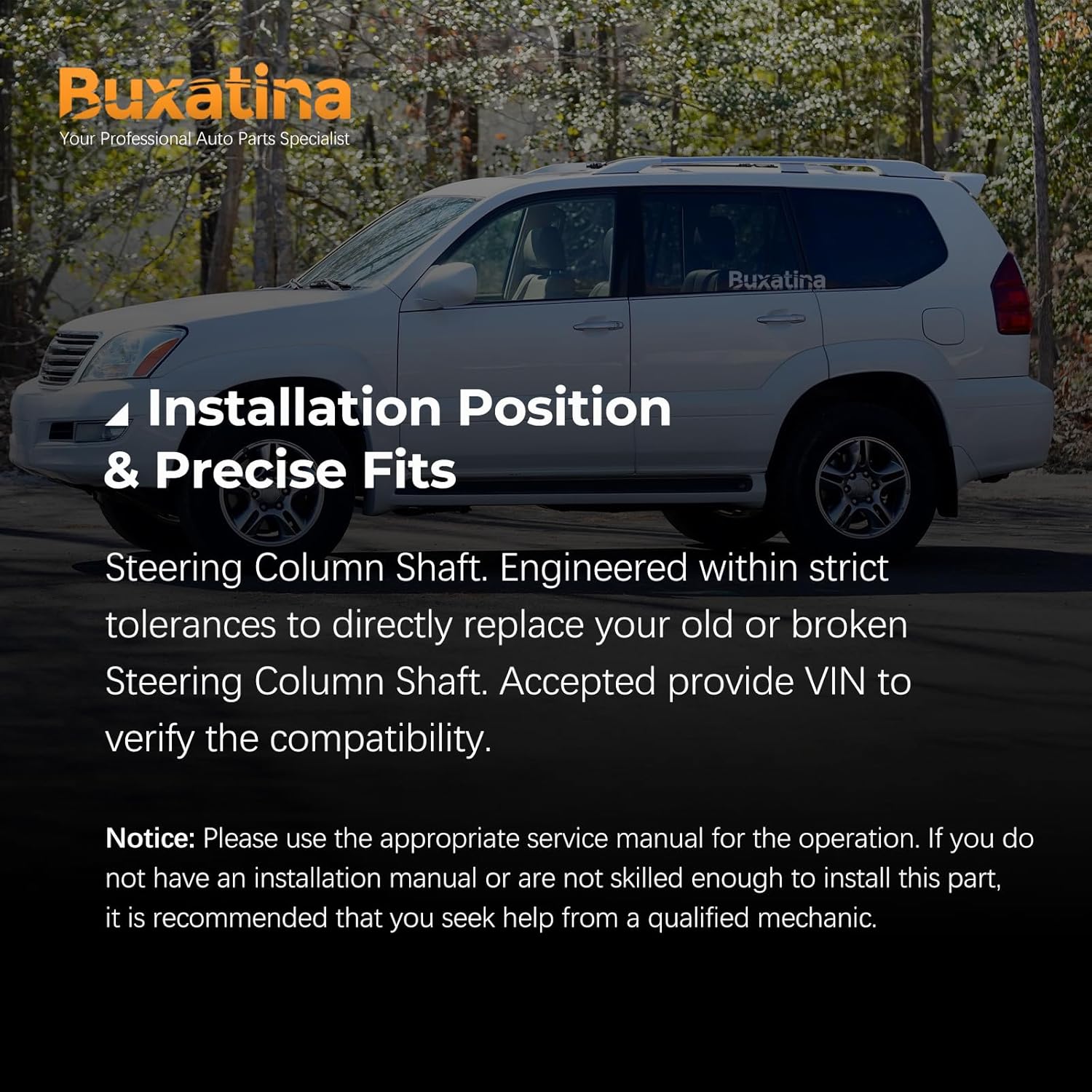 45203-60120 Shaft Subassy Steering Intermediate Replacement for Lexus GX470 2003-2009 Steering Column Shaft Replace# 4520360120