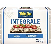 Wasa Integrale, Cracker Integrali e Ricchi di Fibre, 270 g, Extra-Sottili