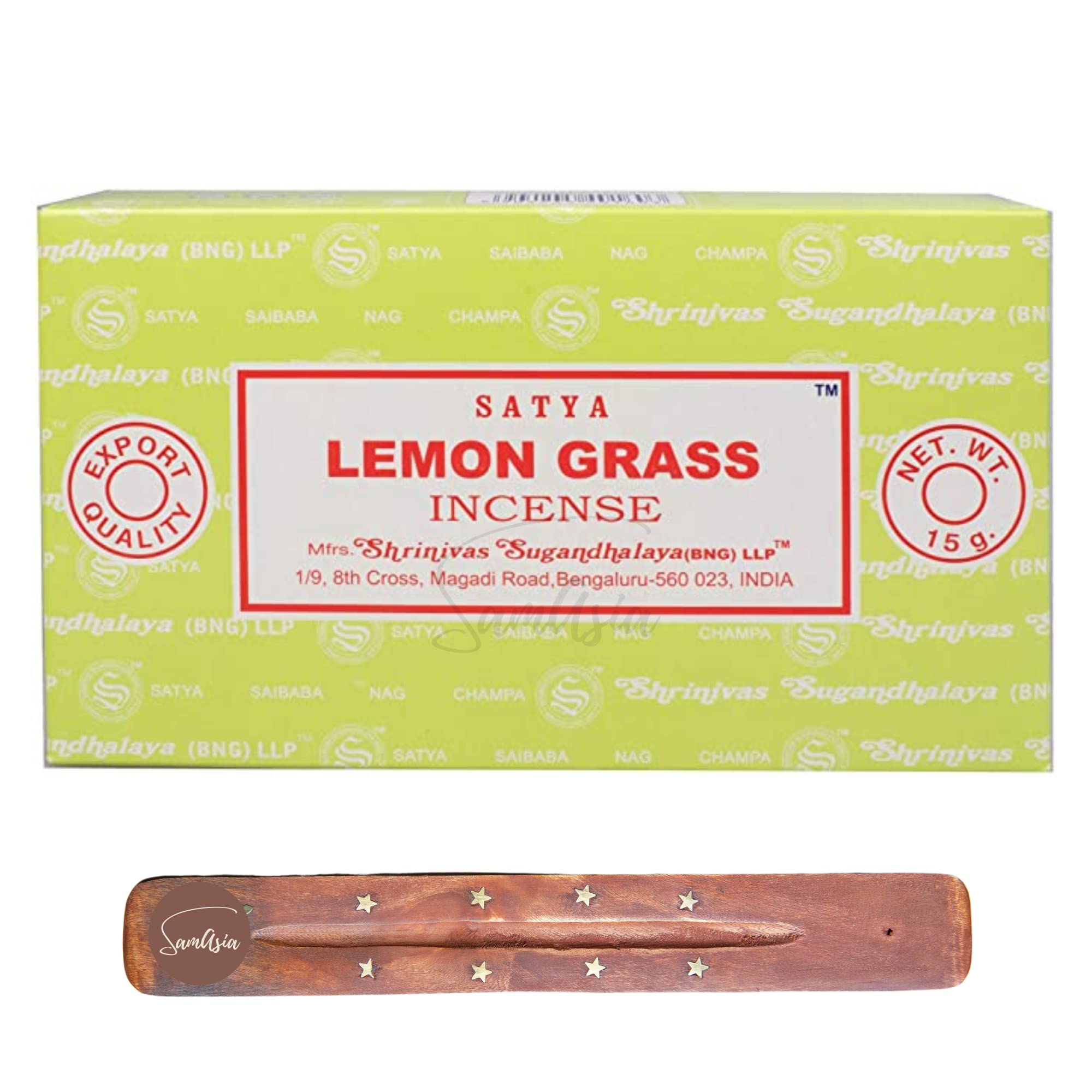 Satya Nag Champa Lemon Grass Incense Sticks