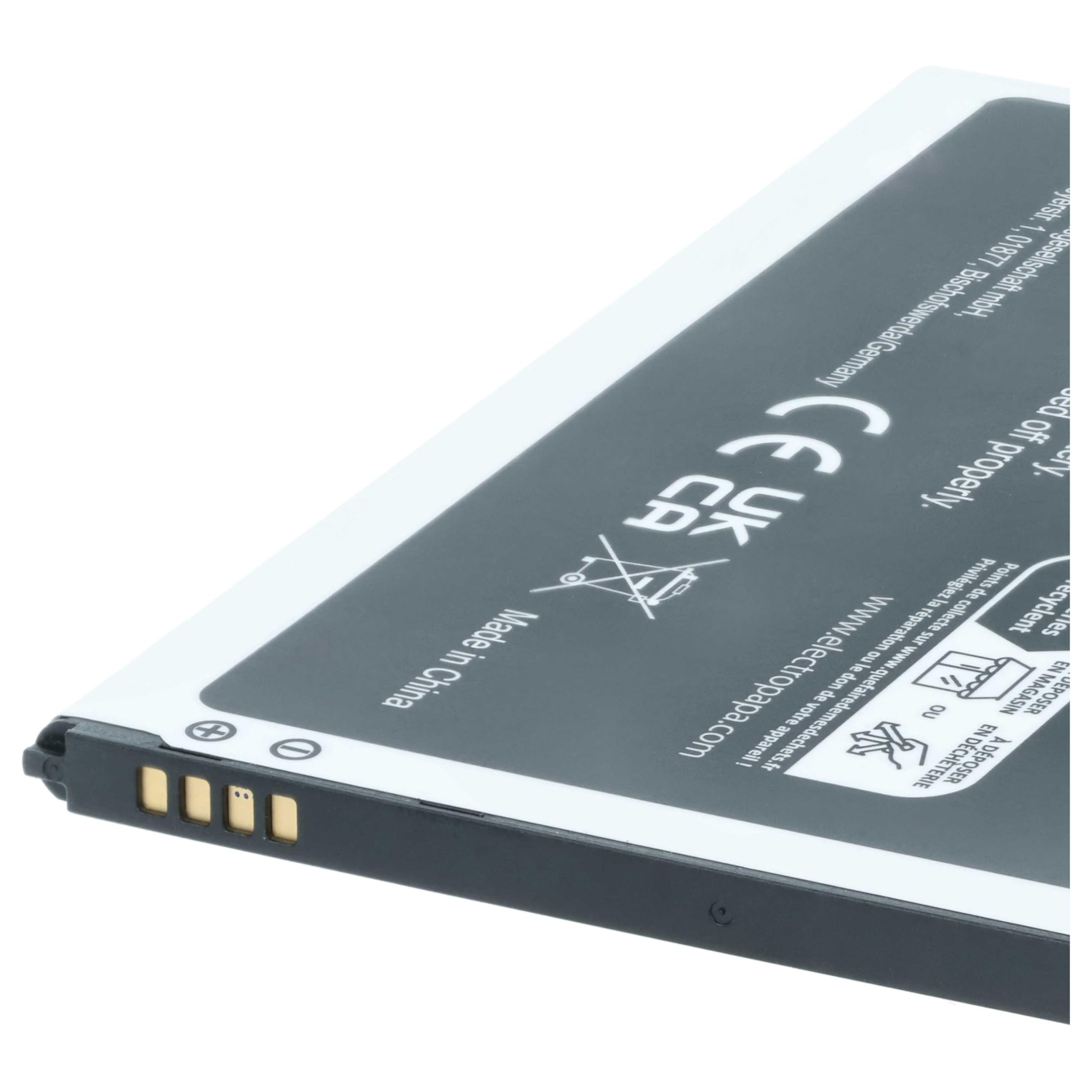 vhbw 1x batería reemplaza Samsung EB-BT365BBU, EB-BT365BBC, EB-BT365BBE, EB-BT365BBUBUS, GH43-04317A para Tablet, Pad (4700 mAh, 3,8 V, Li-Poli)